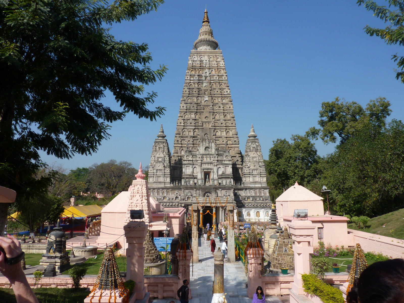 The Mahabodi Temple in Bodhgaya, India