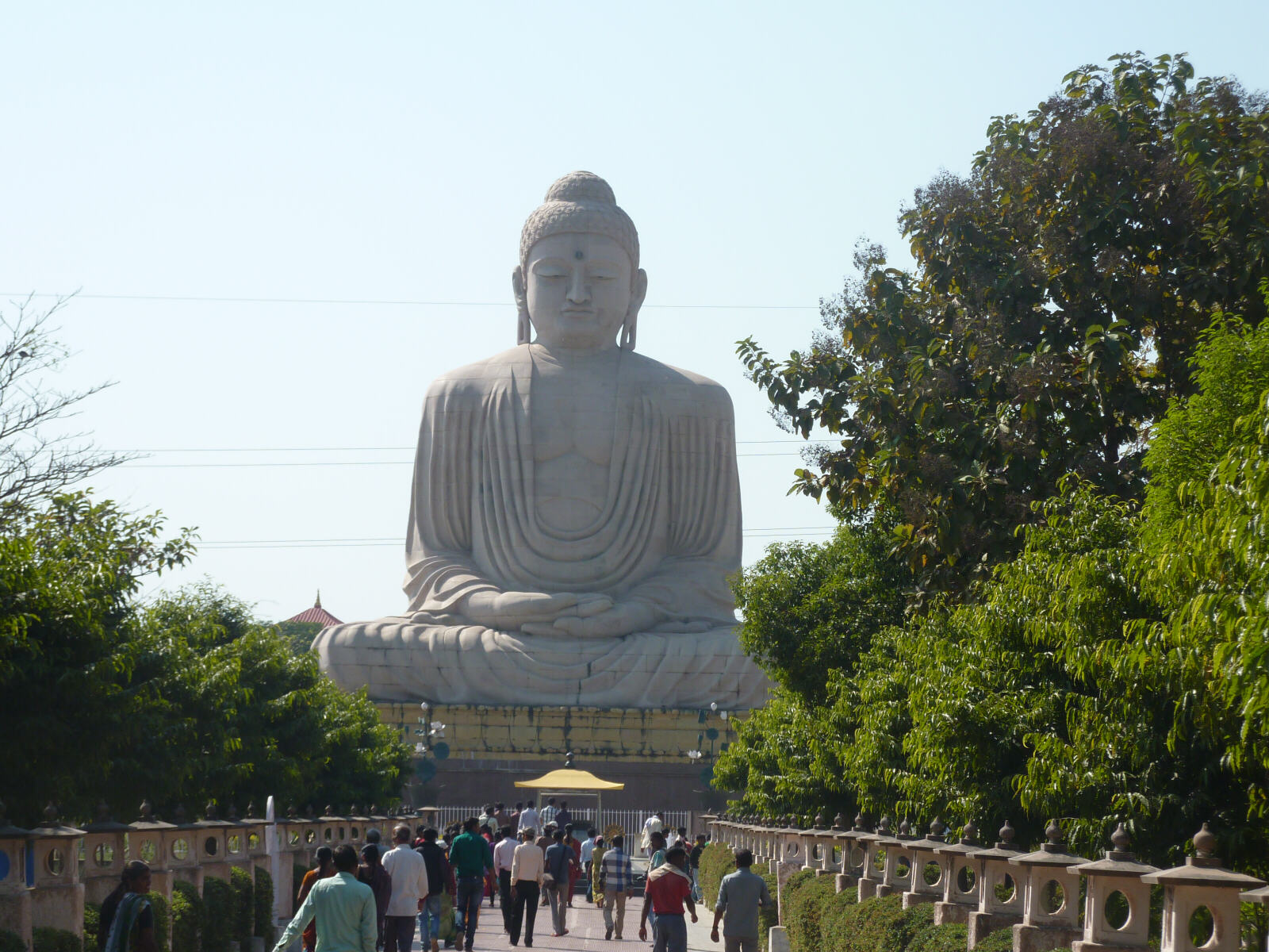 80-foot high Giant Buddha statue in Bodhgaya, India