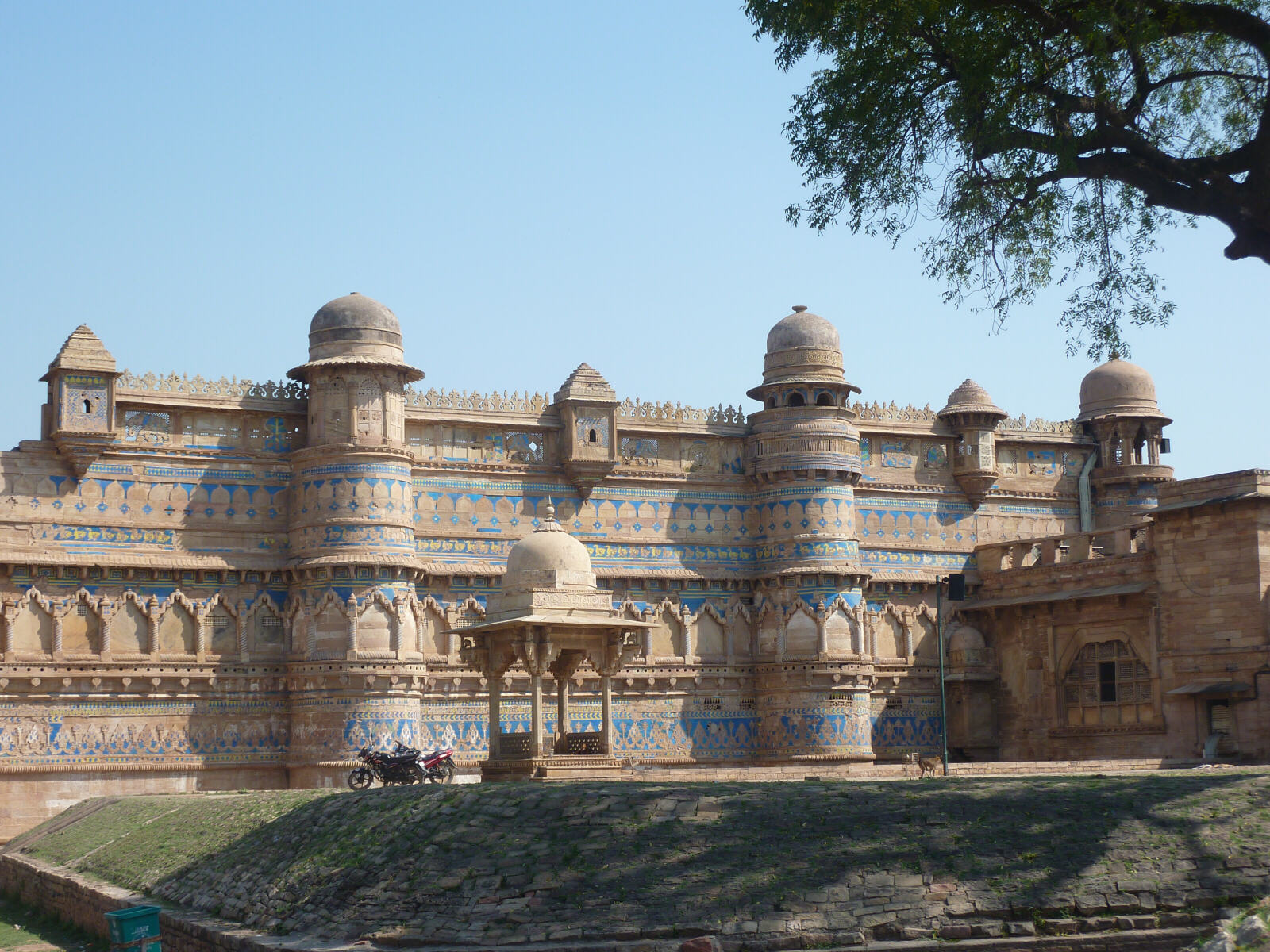 Man Singh palace in Gwalior fort, Madhya Pradesh, India