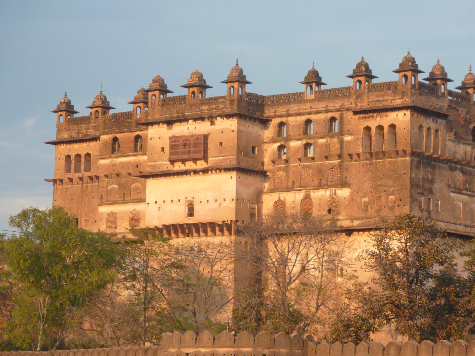 Raj Mahal palace in Orchha, Madhya Pradesh, India