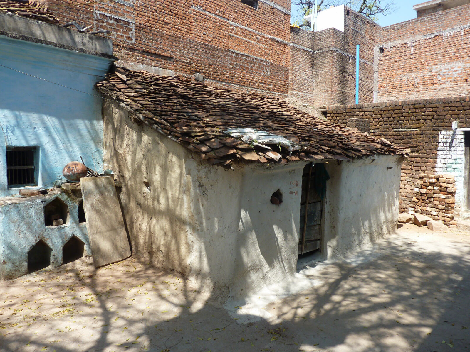 Grandmother's house in Khajuraho old town, India