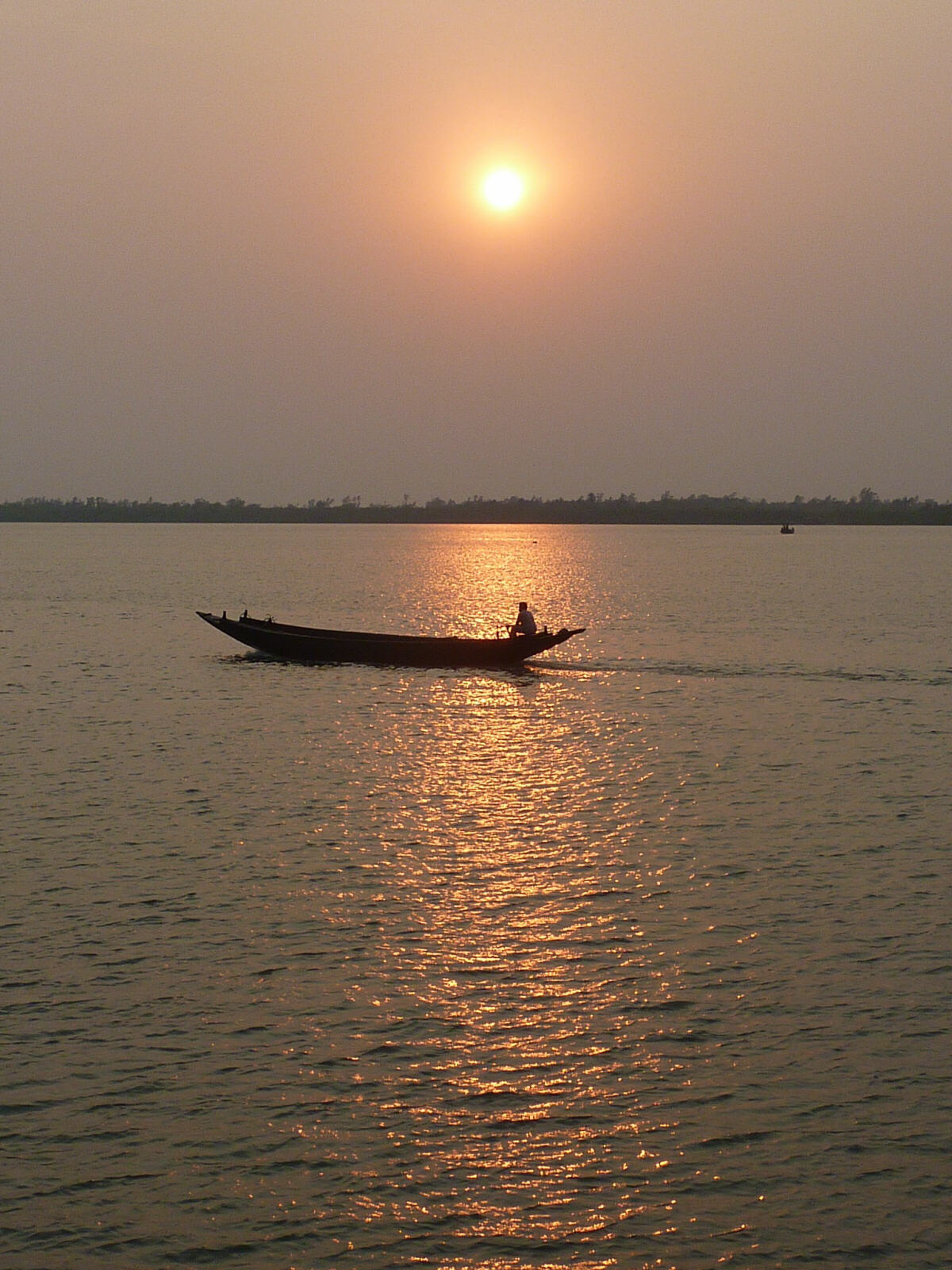 Sunset in the Sundarbans, West Bengal