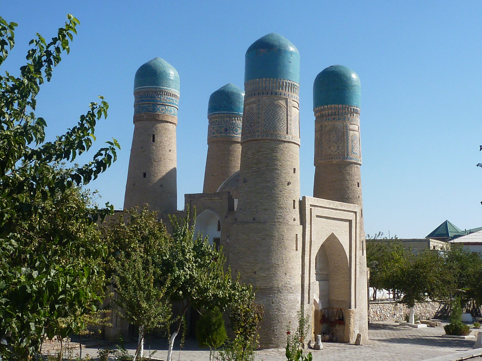 The Char Minar ('four minarets') in Bukhara, Uzbekistan