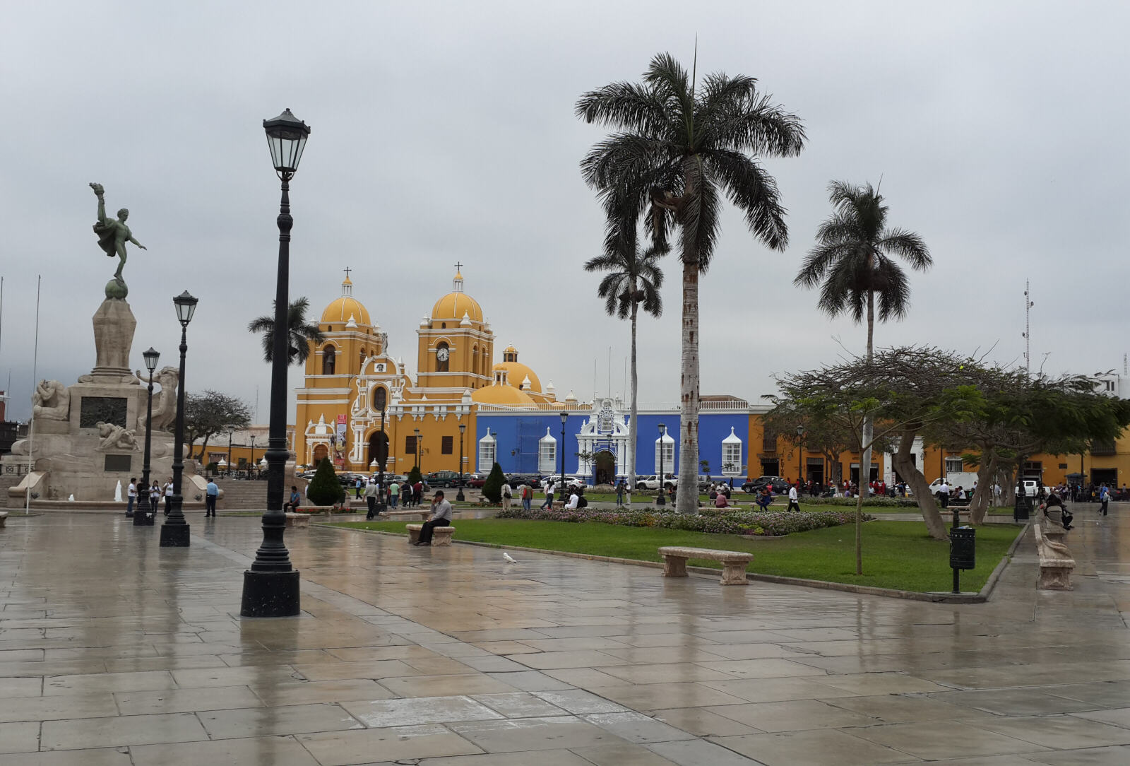 Plaza de Armas in Trujillo, Peru