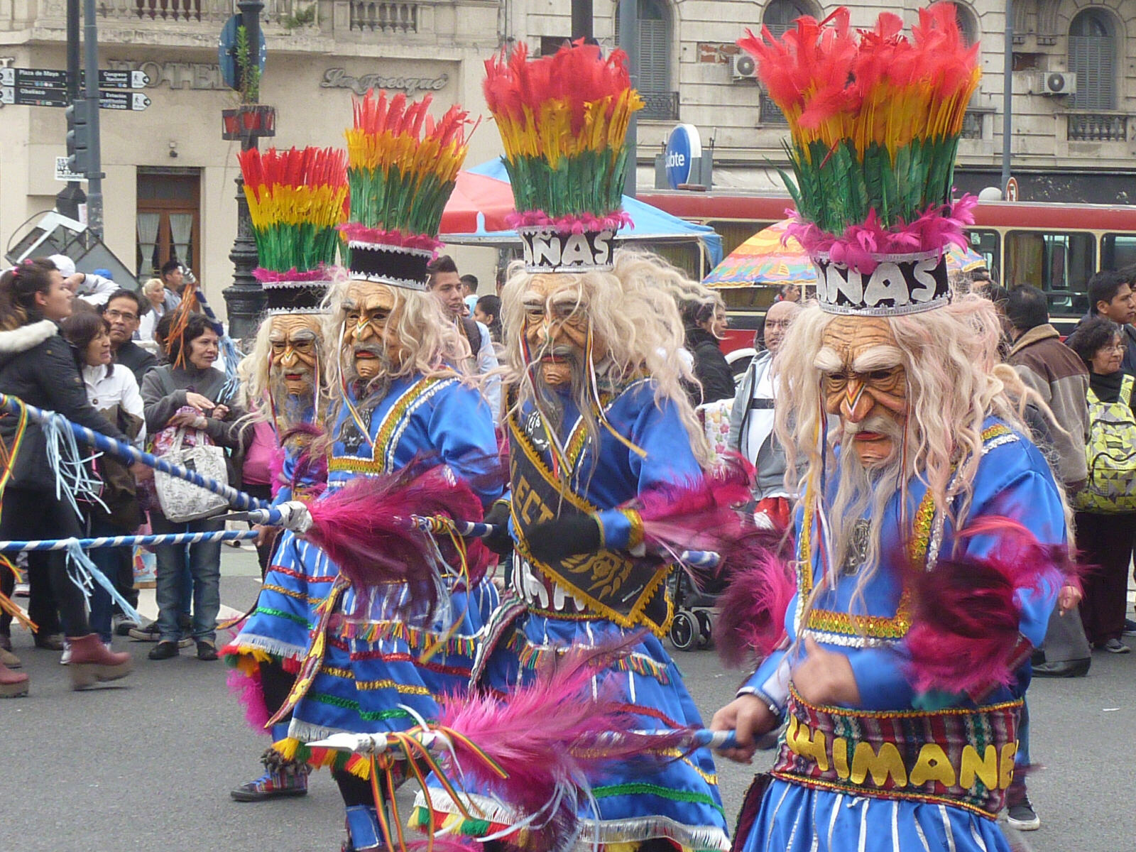 Festival procession in Buenos Aires, Argentina