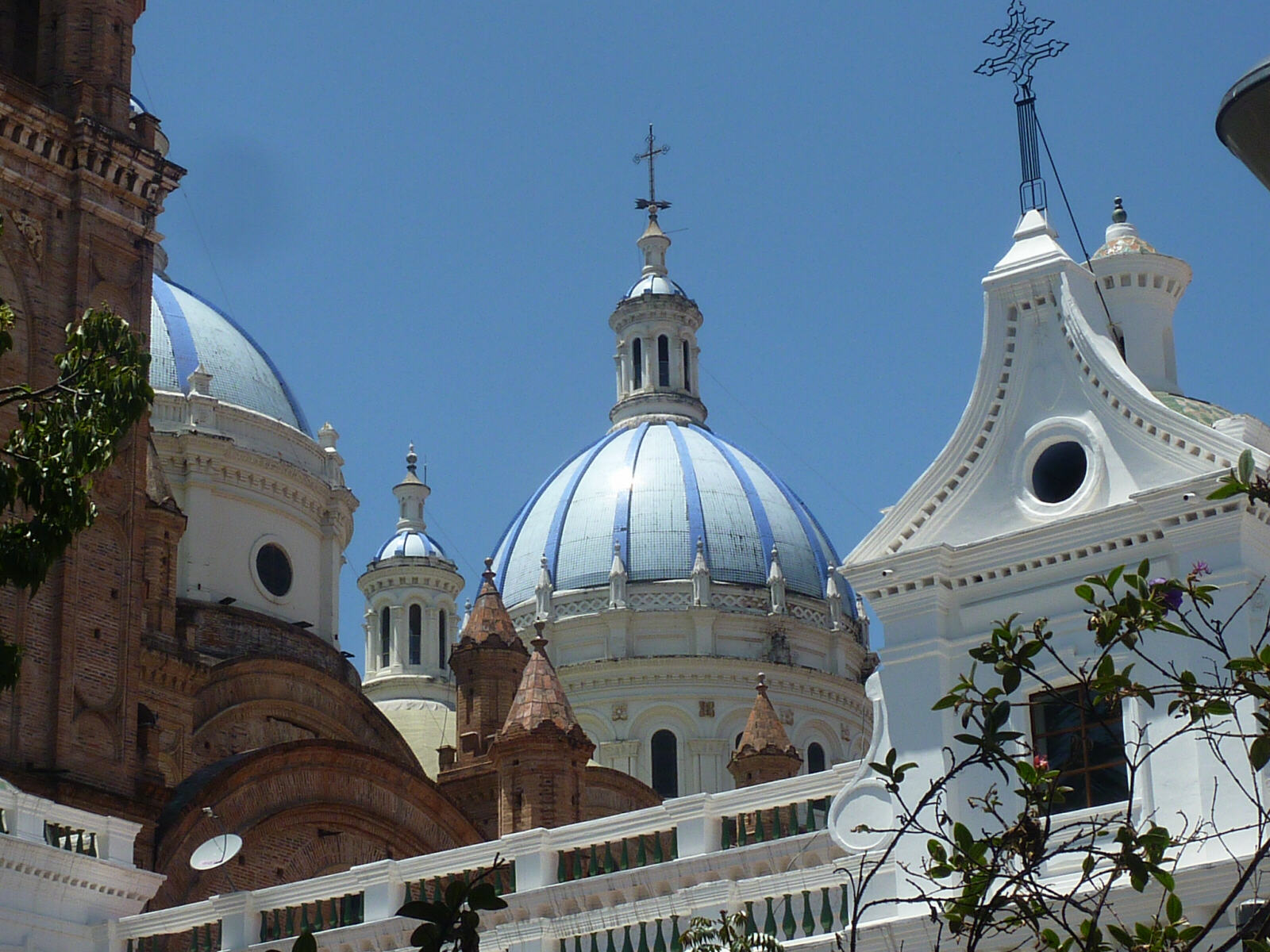 The cathedral in Cuenca, Ecuador