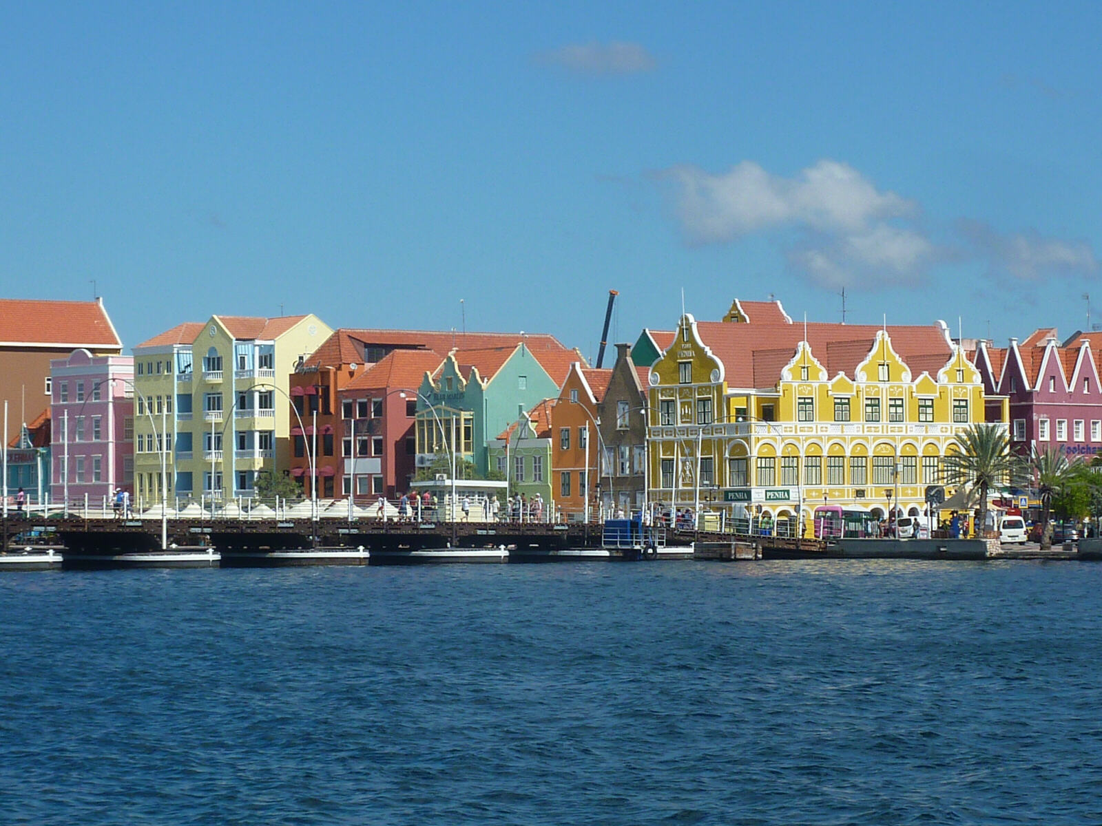 The historic old town of Willemstad in Curacao