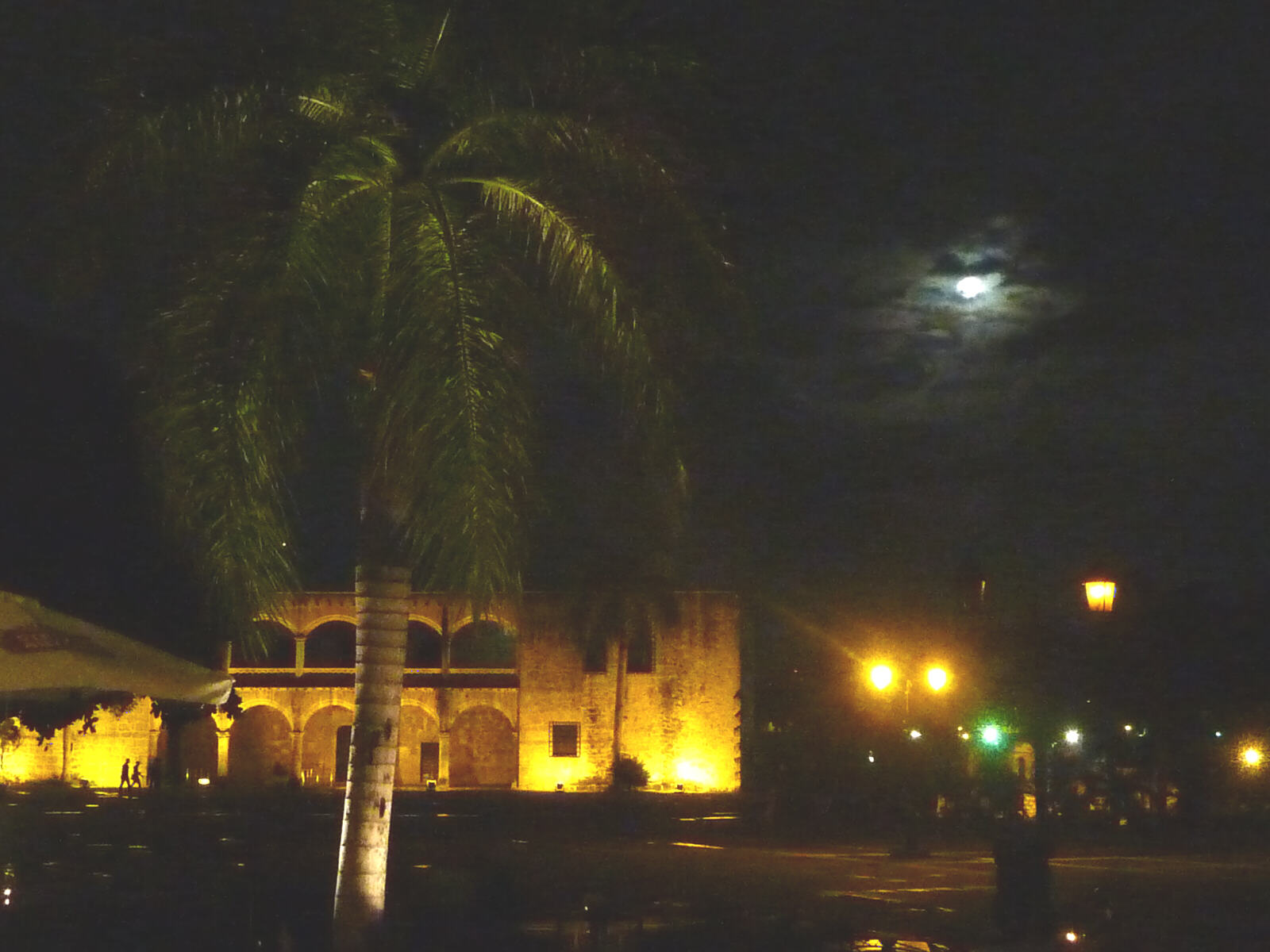 Nighttime in Plaza Espaa, Santo Domingo, Dominican Republic