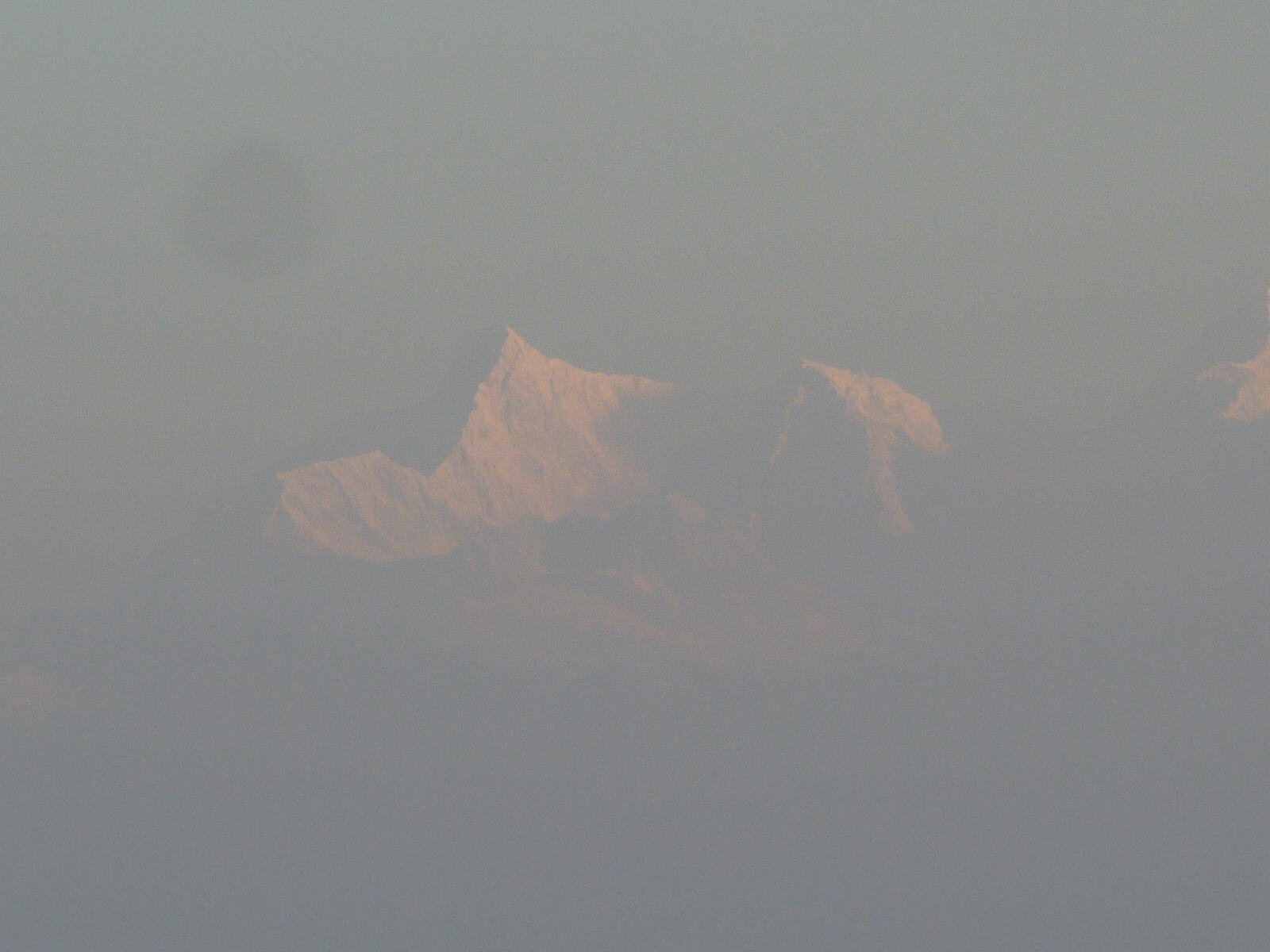 The peak of Kanchenjunga from Darjeeling, India
