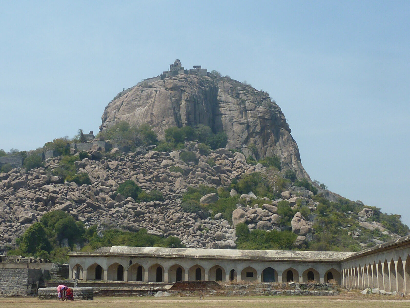 Gingee fort near Pondicherry, India