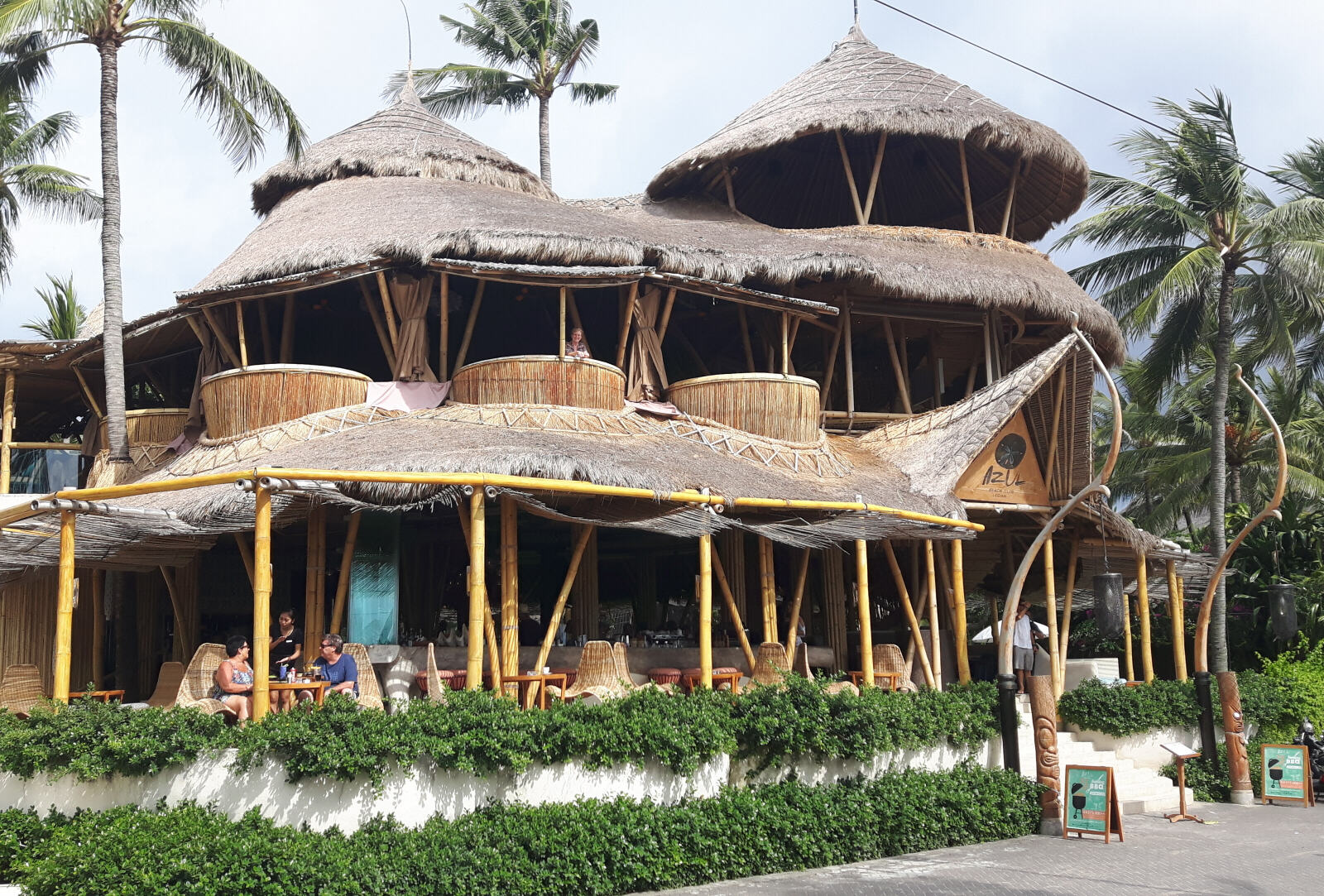 The Azul Beach Club in Legian, Bali