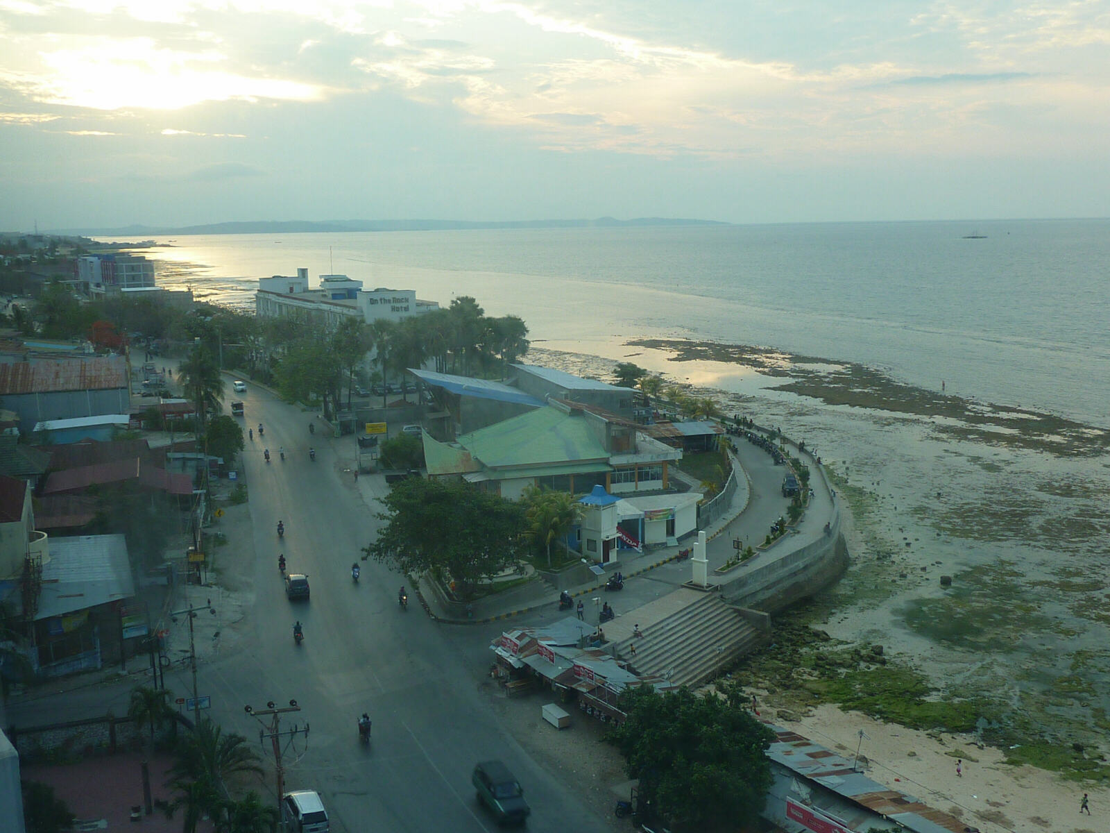 Seafront from the Aston hotel in Kupang, Timor island