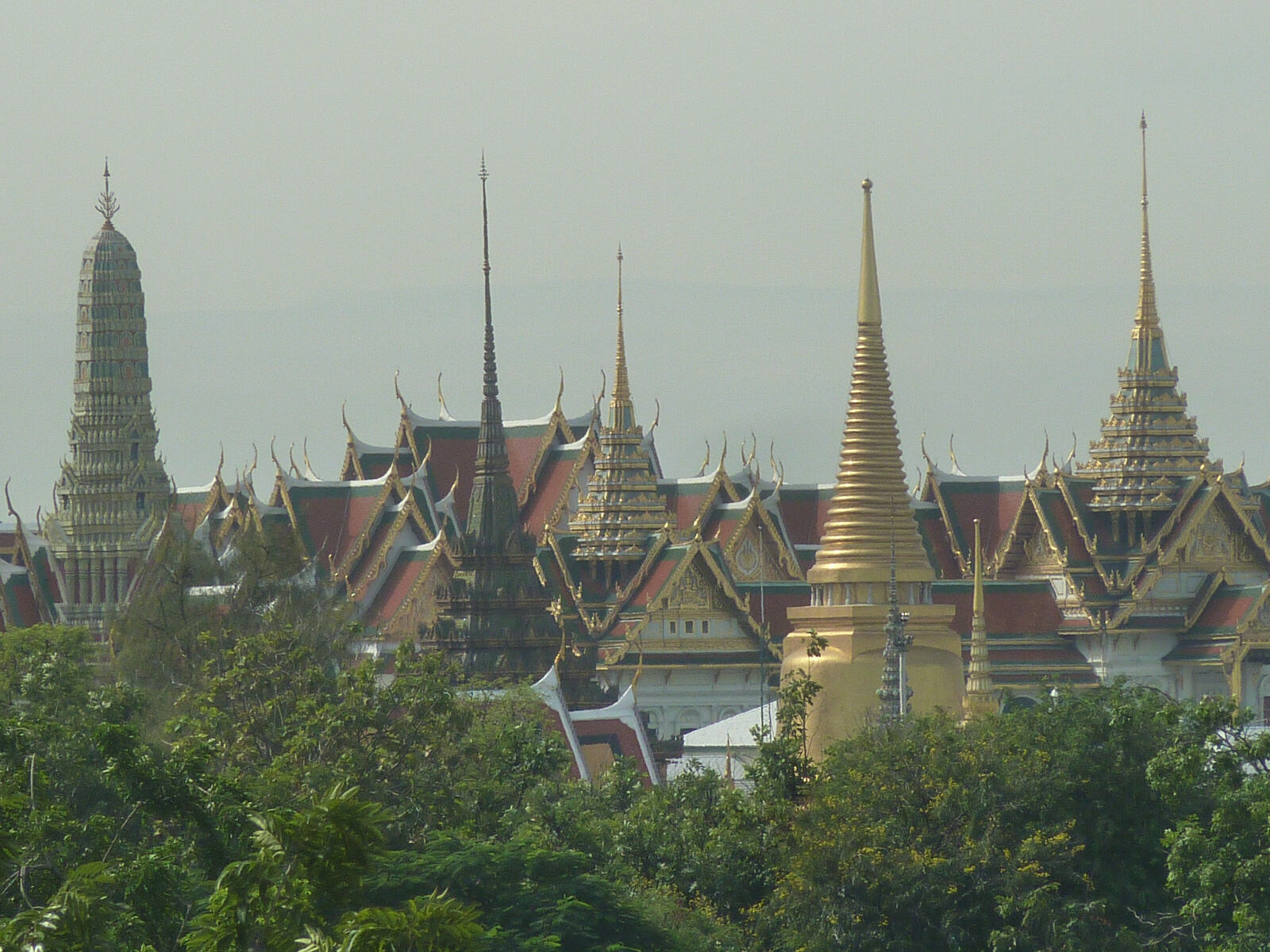 Grand Palace from Dang Derm in the Park hotel, Bangkok