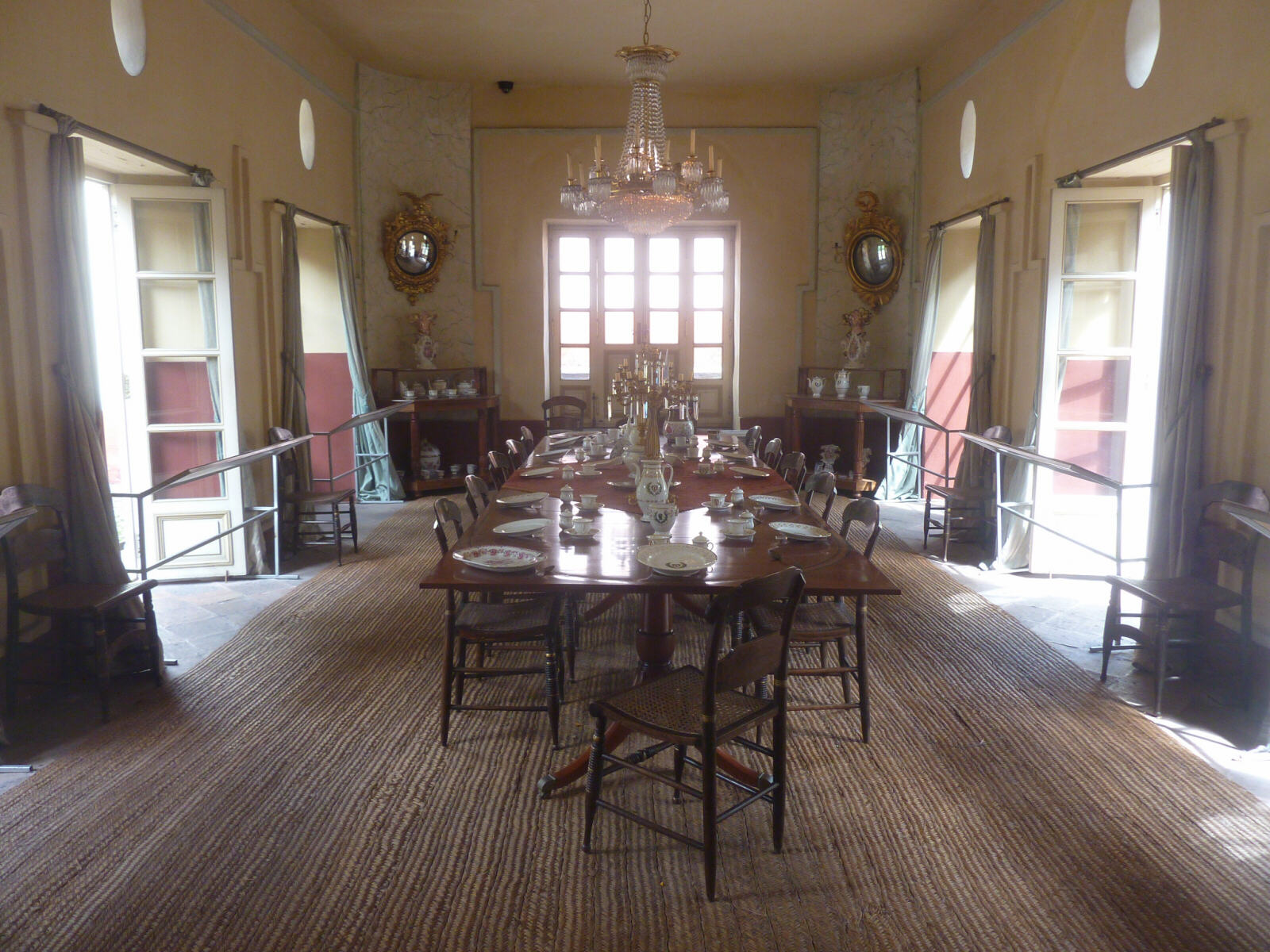 Dining room in Quinta de Boliva, Bogota