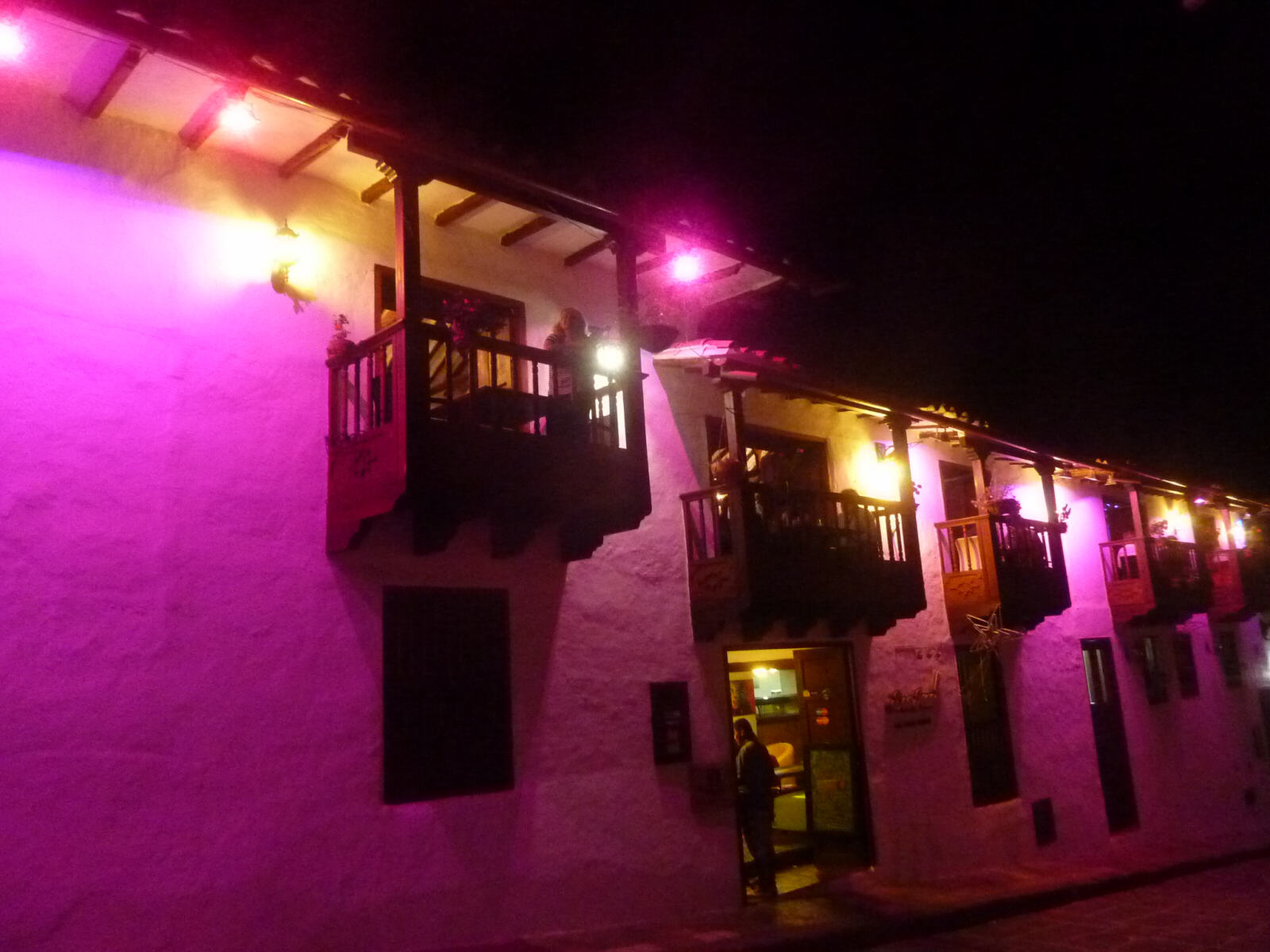 The colourful Don Juan restaurant in Barichara, Colombia