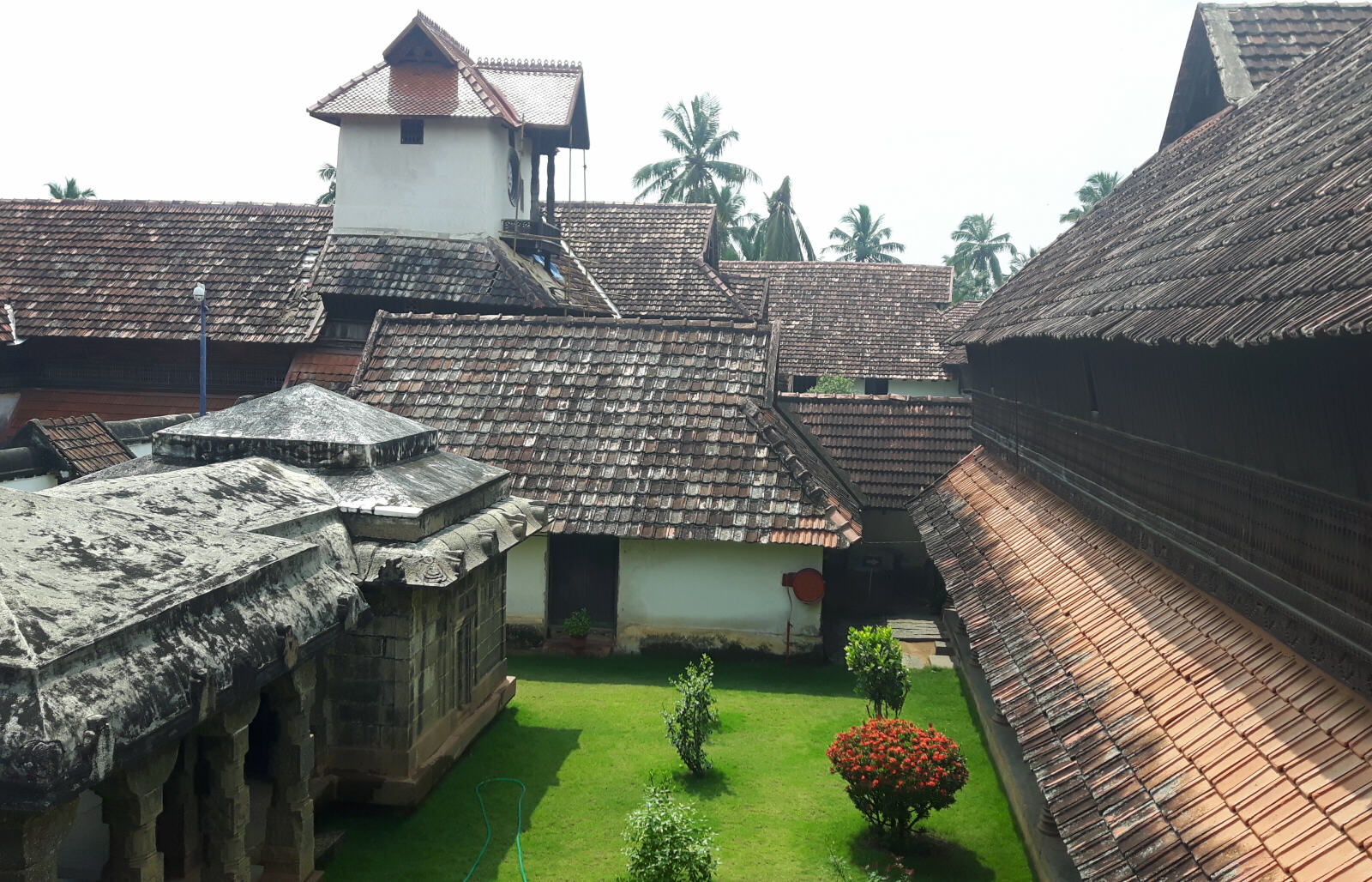 The palace of the Rajahs of Travancore, Tamil Nadu, India