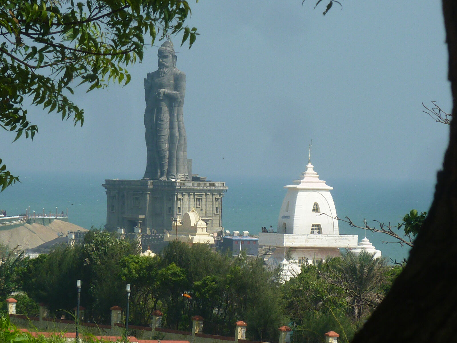 The statue in Kanyakumari at the tip of India