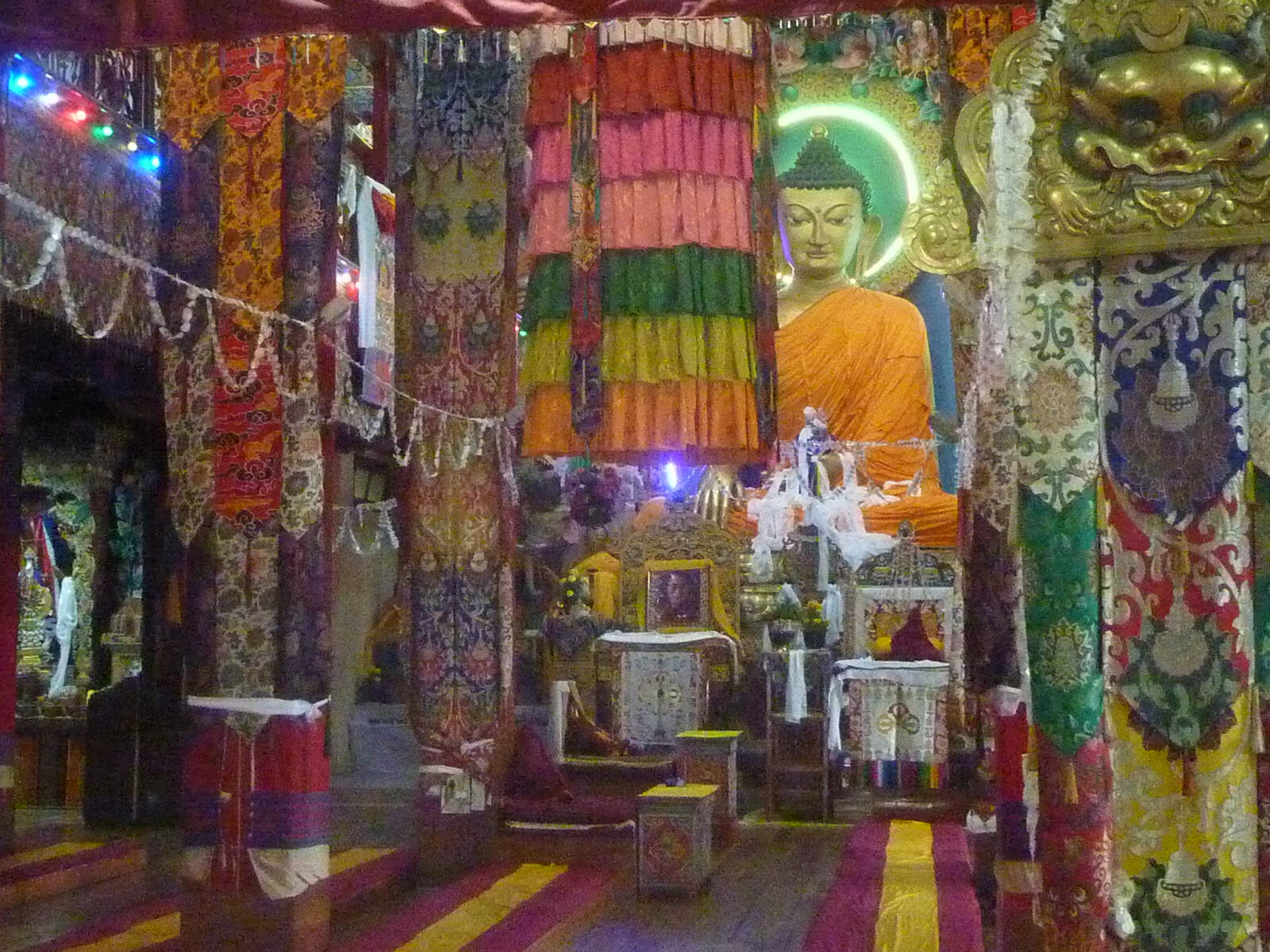 The prayer hall in Tawang monastery