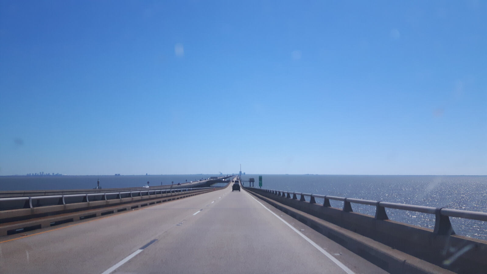 The longest bridge in the world, to New Orleans