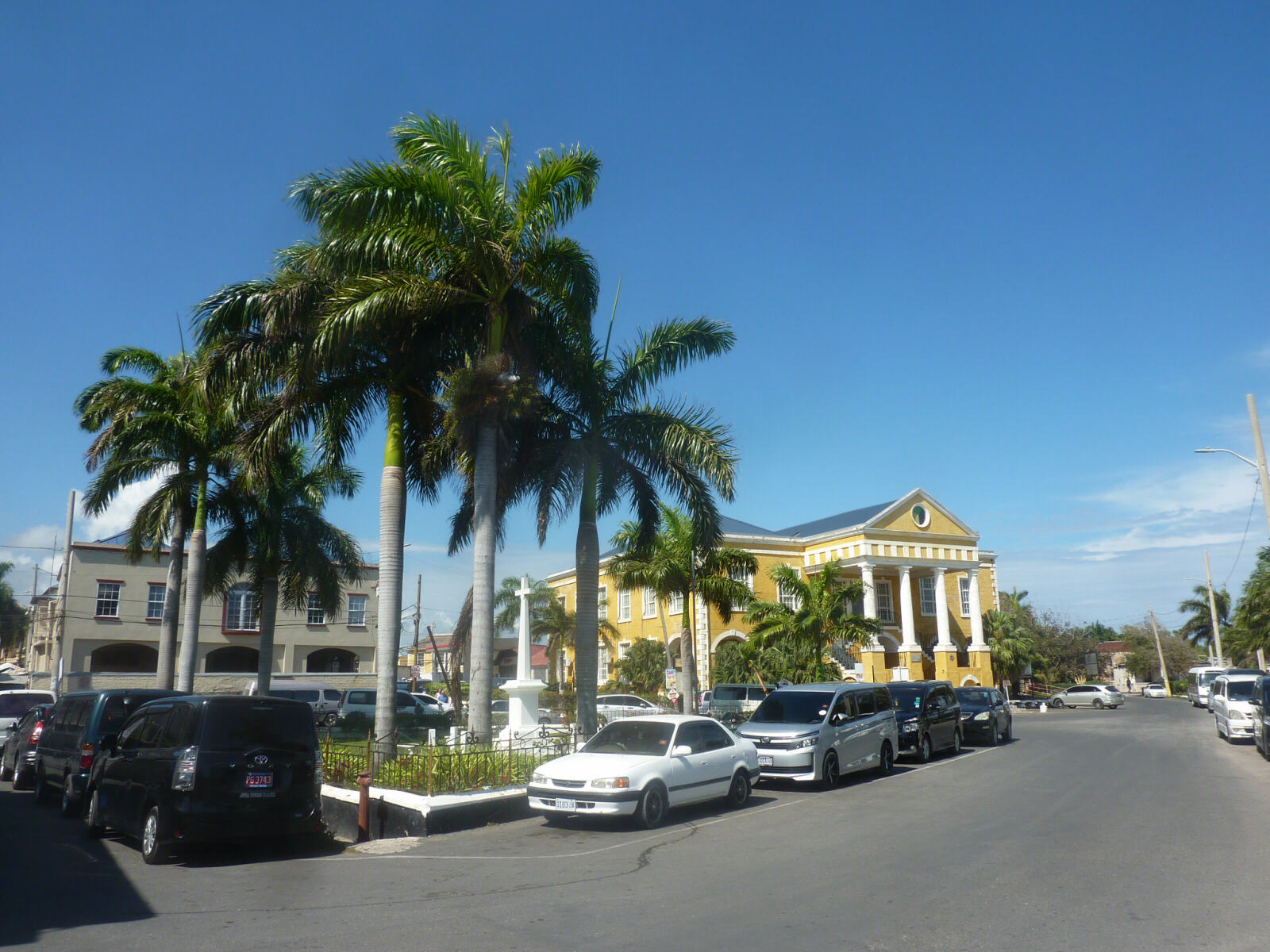 The town hall in Falmouth old town, Jamaica