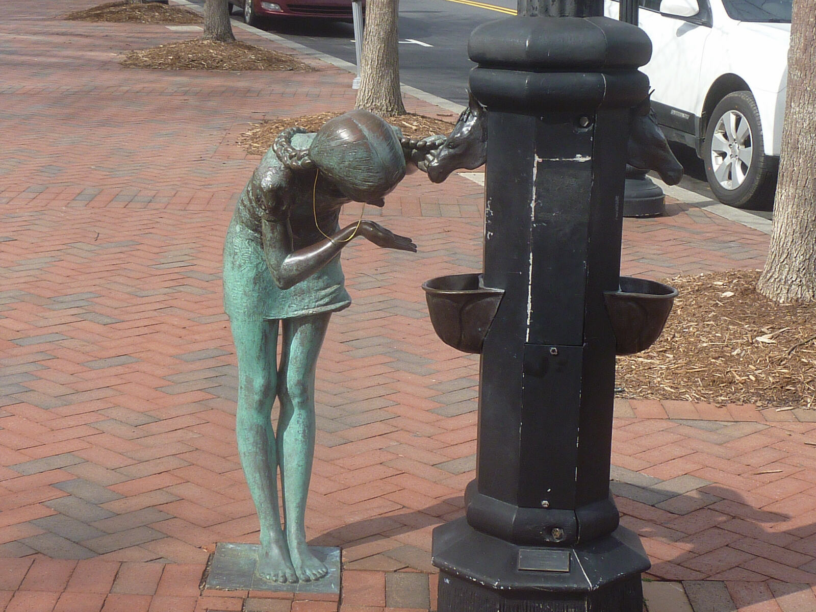 A fountain in Asheville, North Carolina