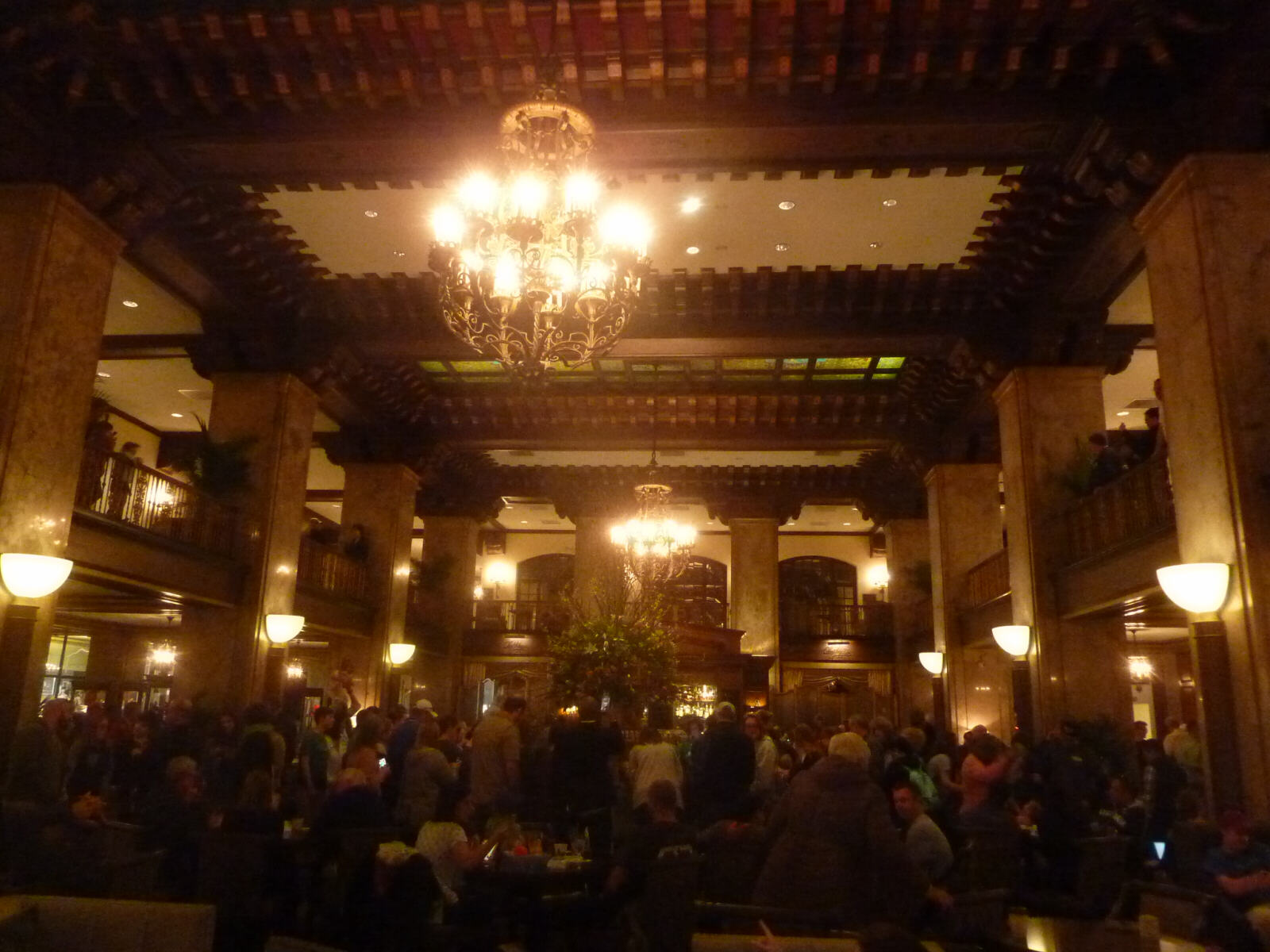 Lobby of the Peabody hotel in Memphis, Tennessee