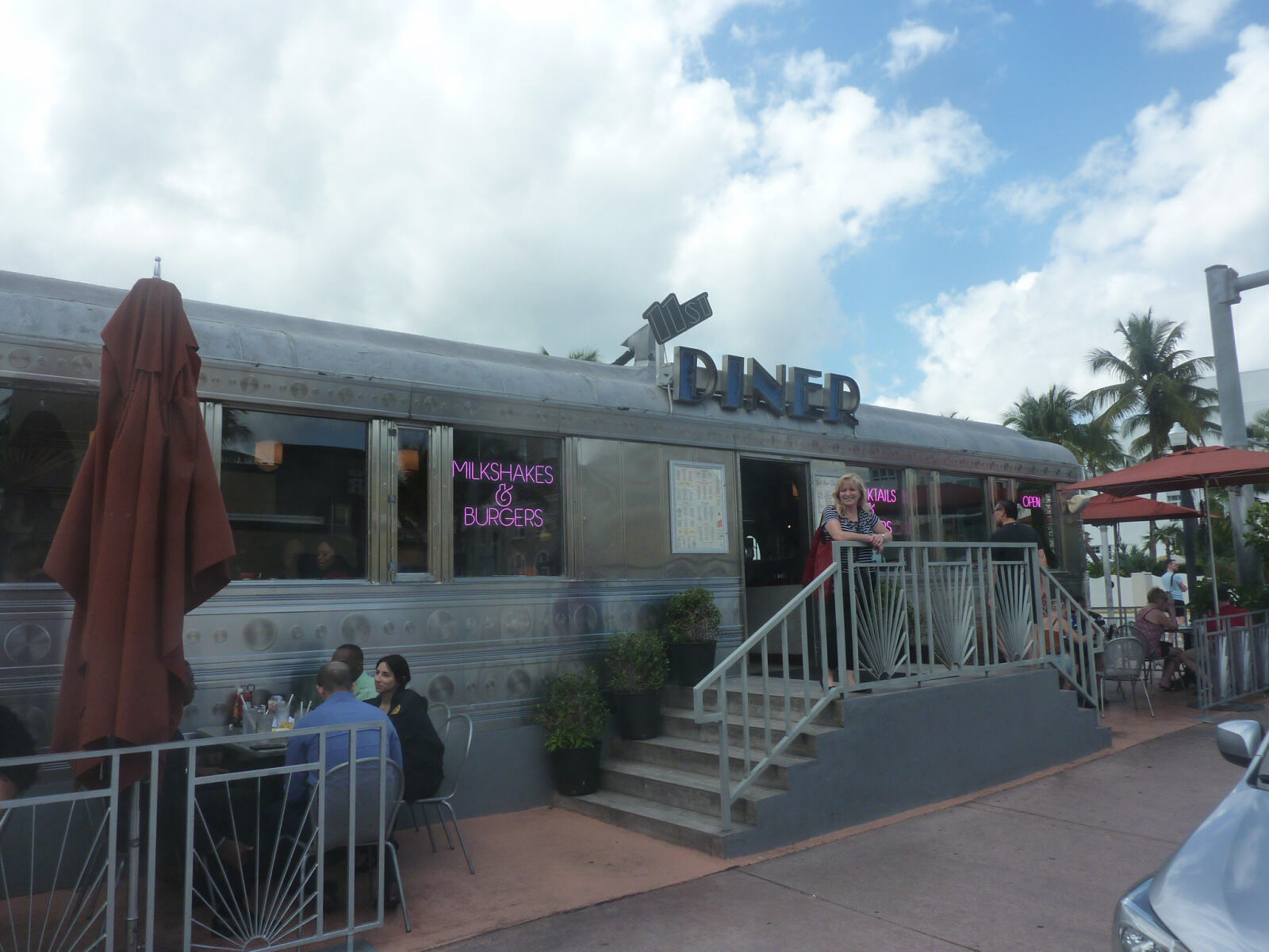 11th Street Diner, just off Ocean Drive, Miami