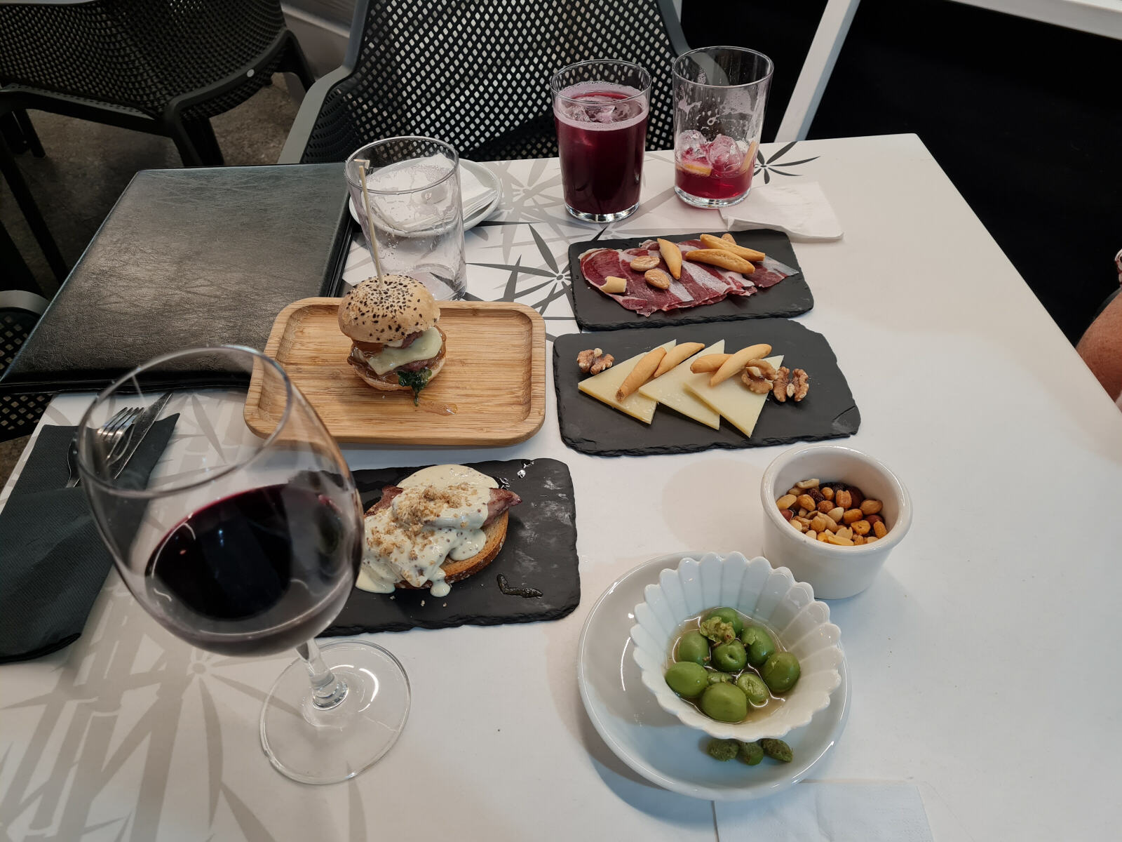 Tapas at Aire caf in Ceuta, Spanish north Africa