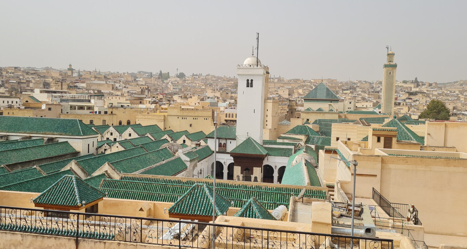 The Kairaouine mosque in the medina in Fez