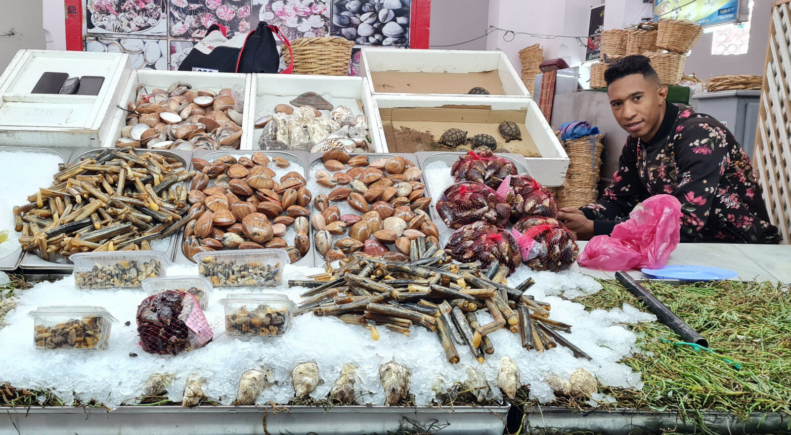 The fish market in Casablanca central market