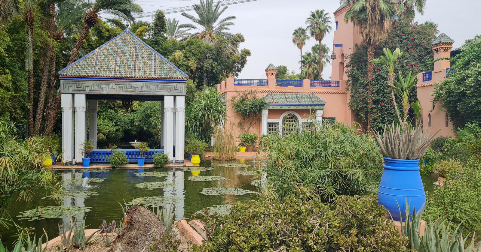 The Jardin Majorelle in Marrakech