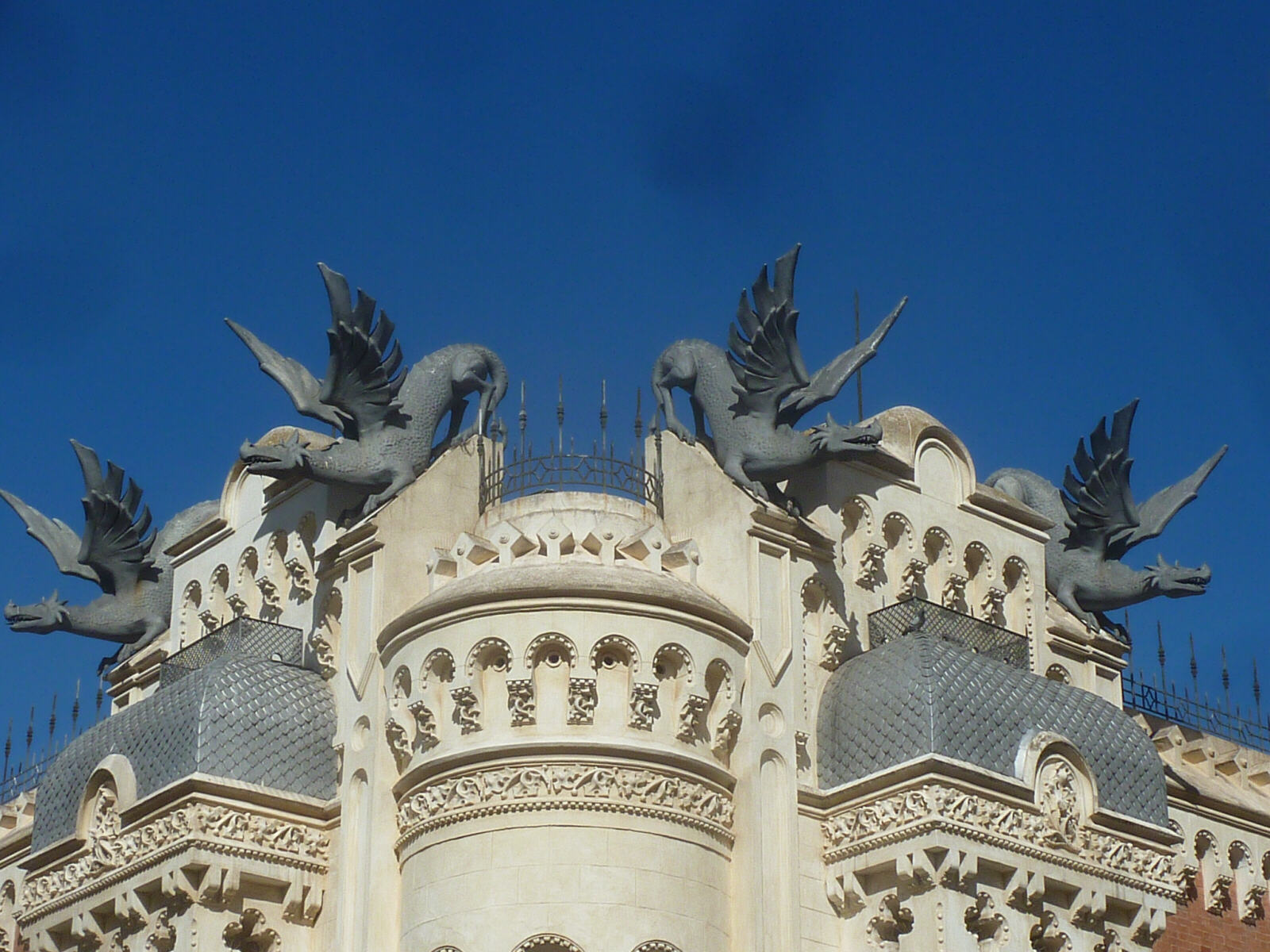 The Dragon House on the main street in Ceuta, Spain