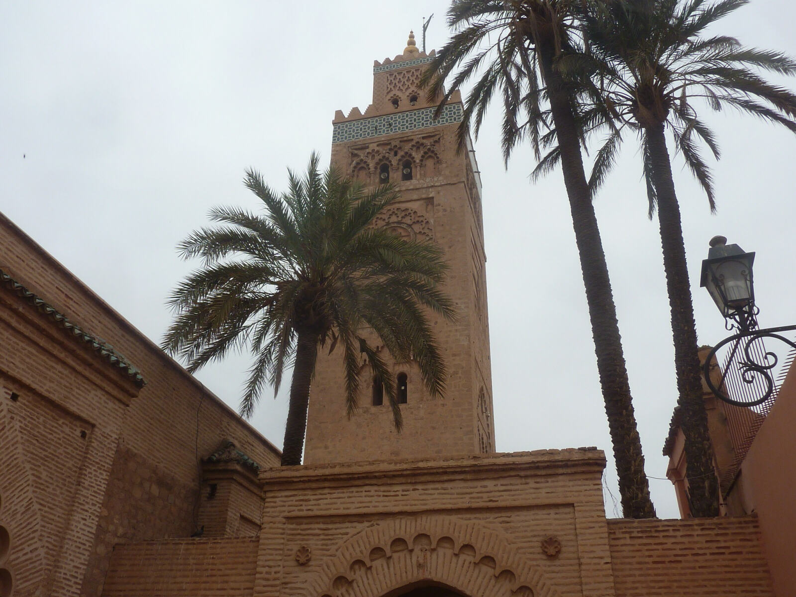Minaret of the Koutoubia mosque in Marrakech