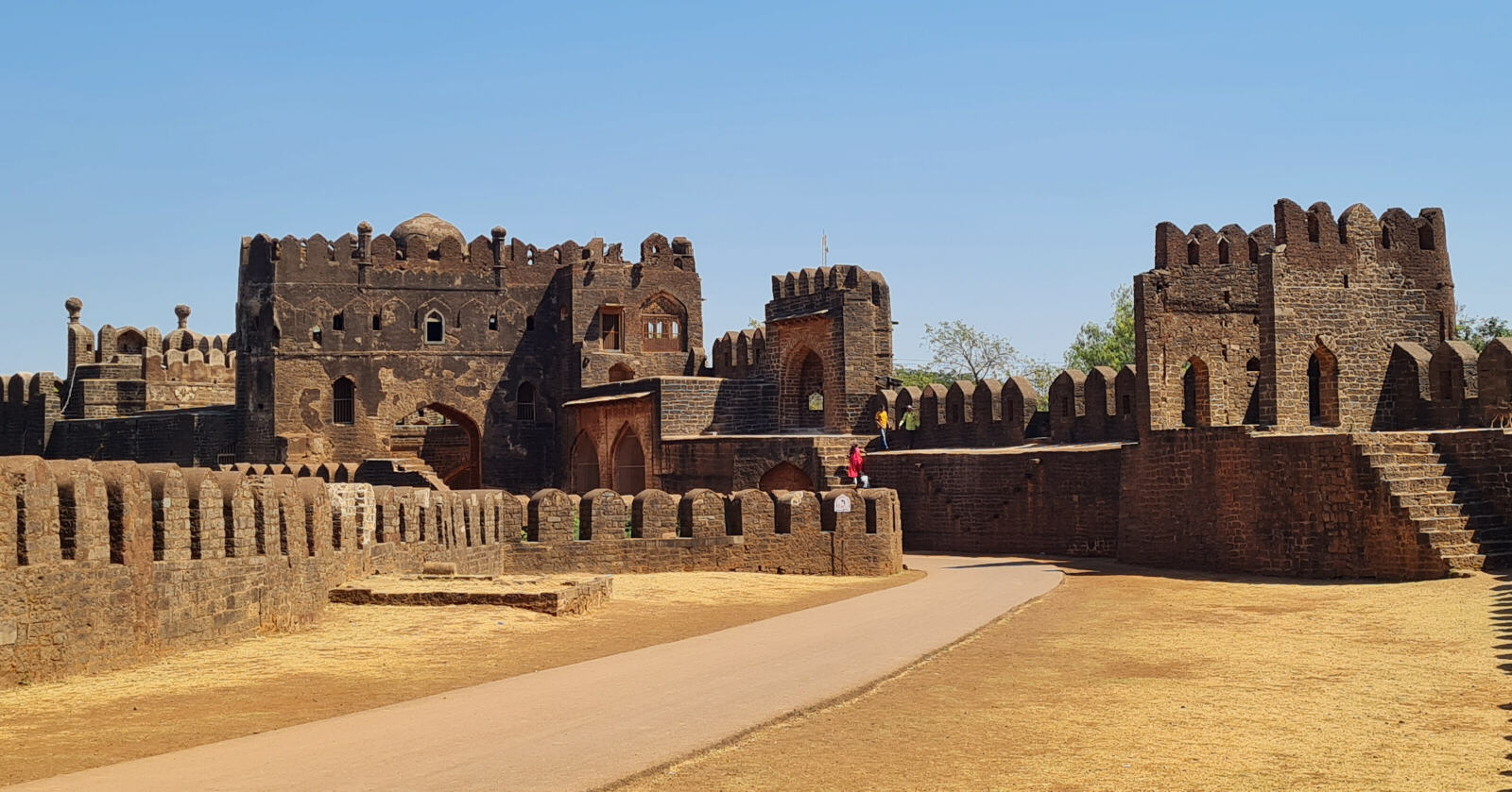 Main entrance gate to Bidar fort, Karnataka, India