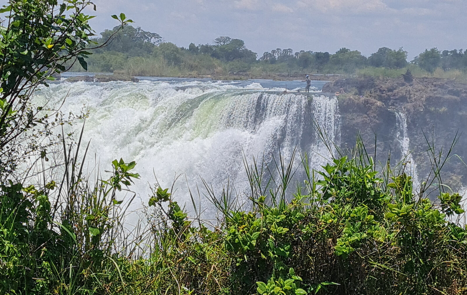 The Devil's Pool, Victoria Falls, from the Zimbabwe side