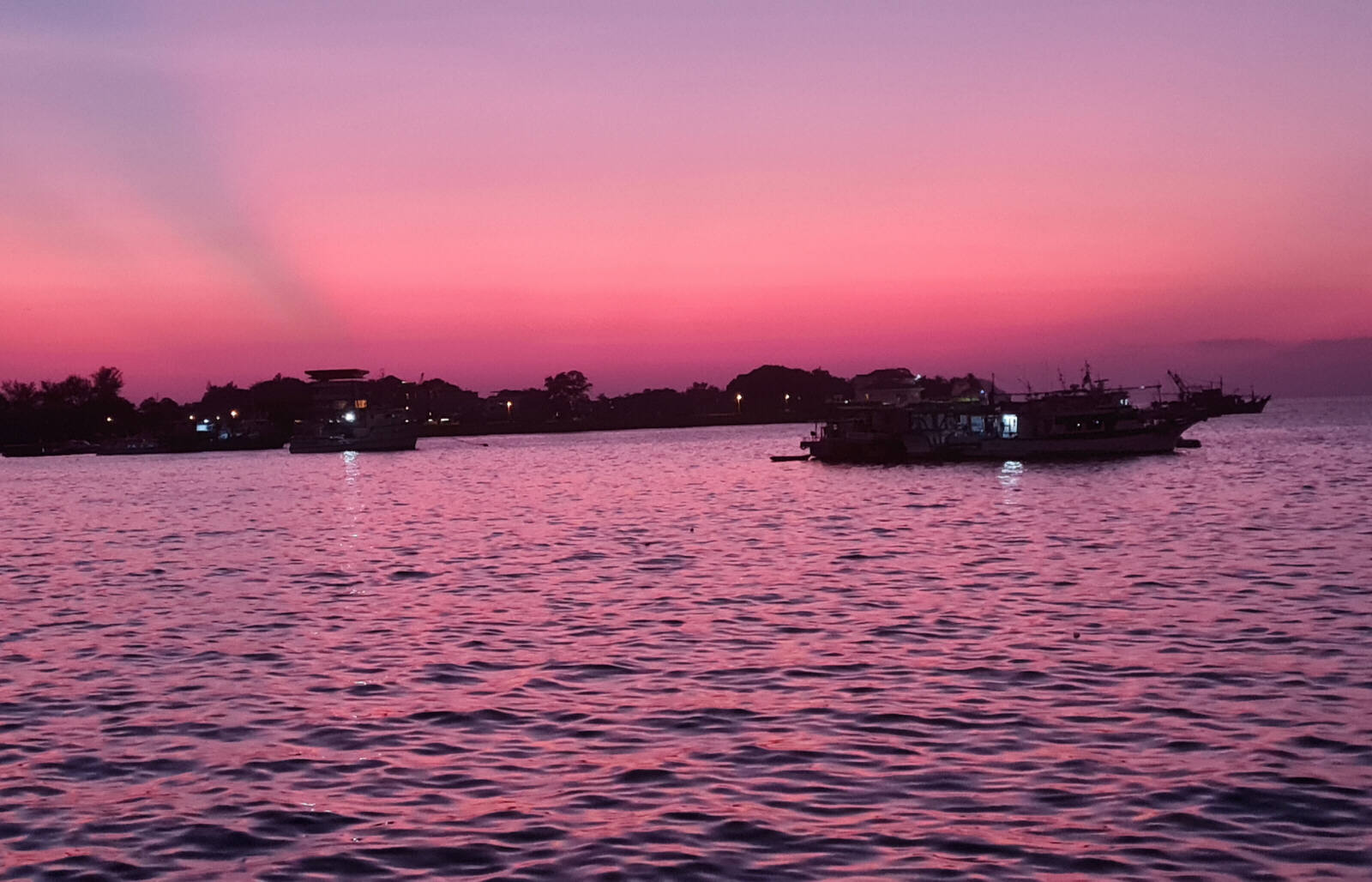 Sunset at Kota Kinabalu, Saba, Borneo