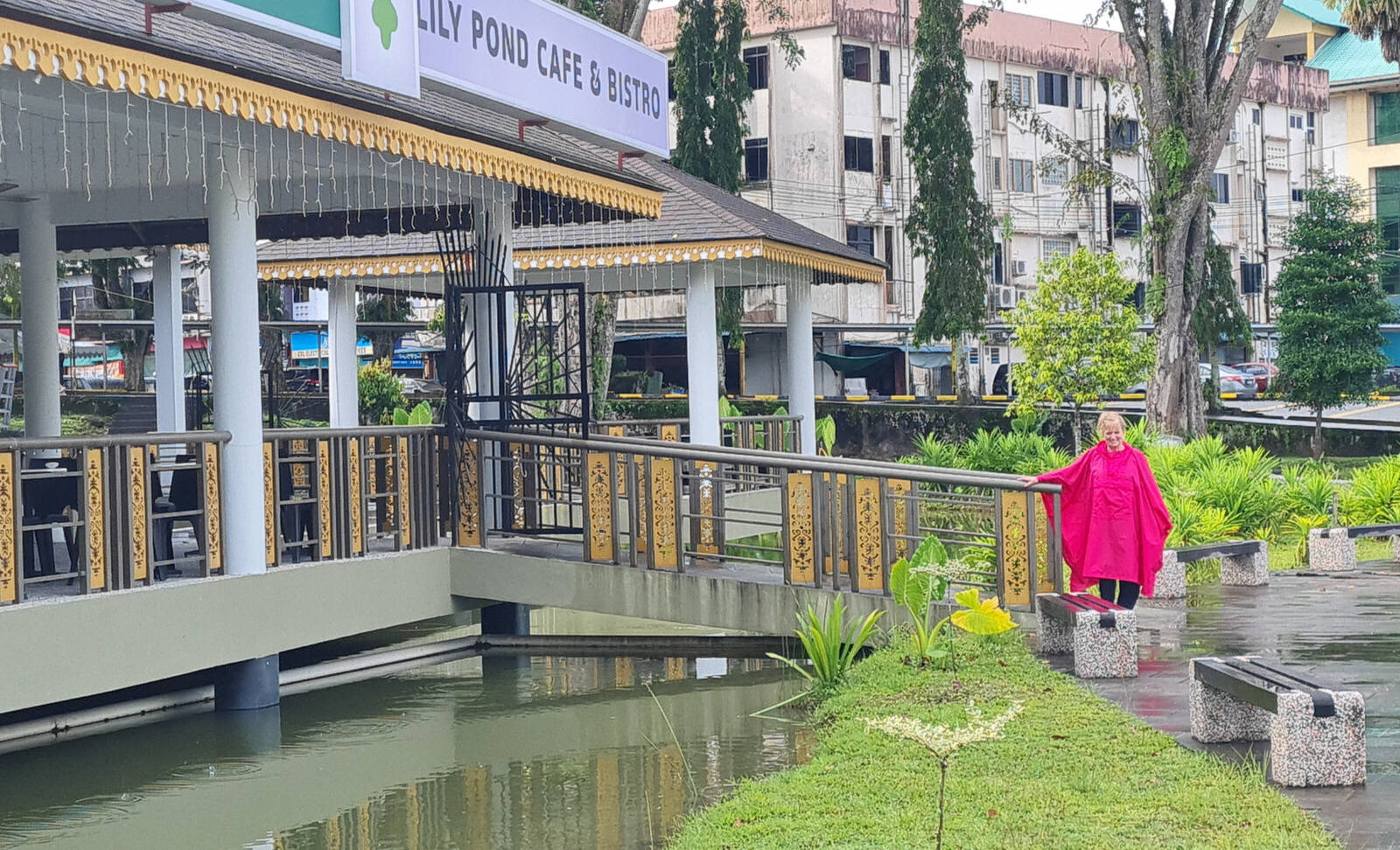 The Lily Pond cafe and bistro in Kapit, Sarawak, Borneo