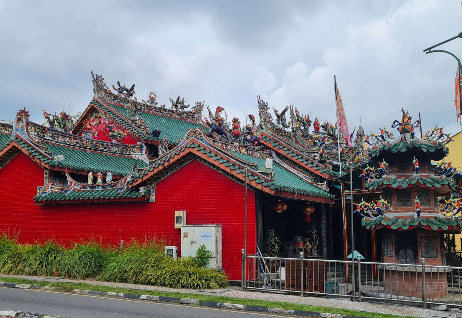 Chinese temple by Carpenter Street in Kuching, Sarawak