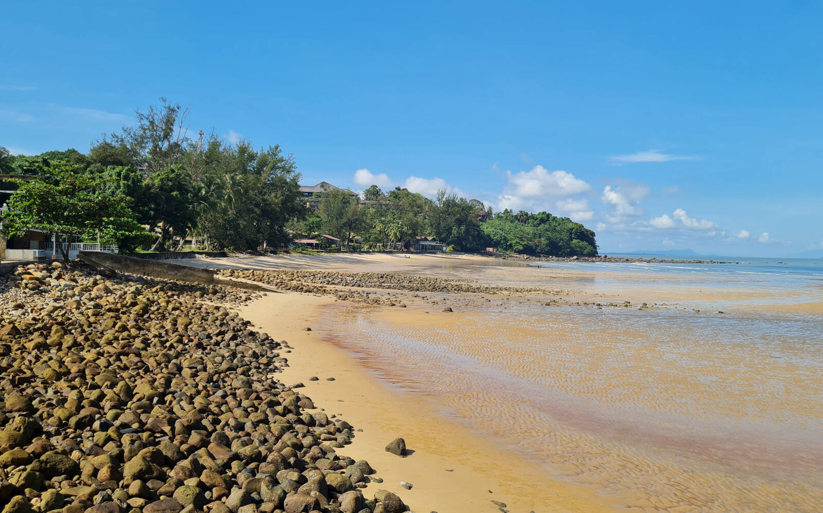 The beach by the Cultural Village near Kuching, Sarawak