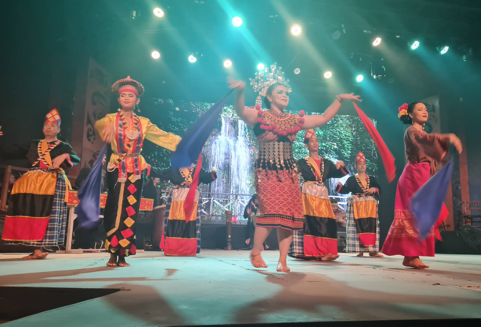 Cultural show at the Sarawak Cultural Village near Kuching