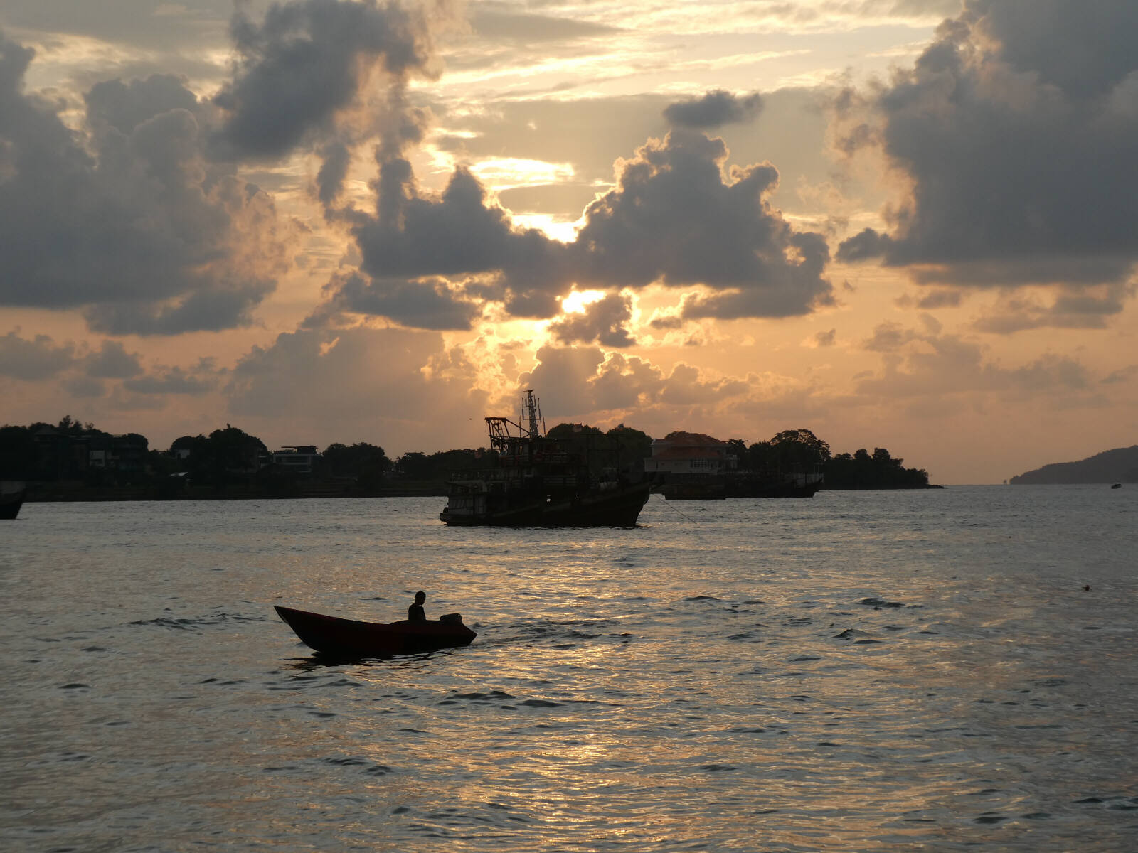 Sunset at Kota Kinabalu, Saba, Borneo