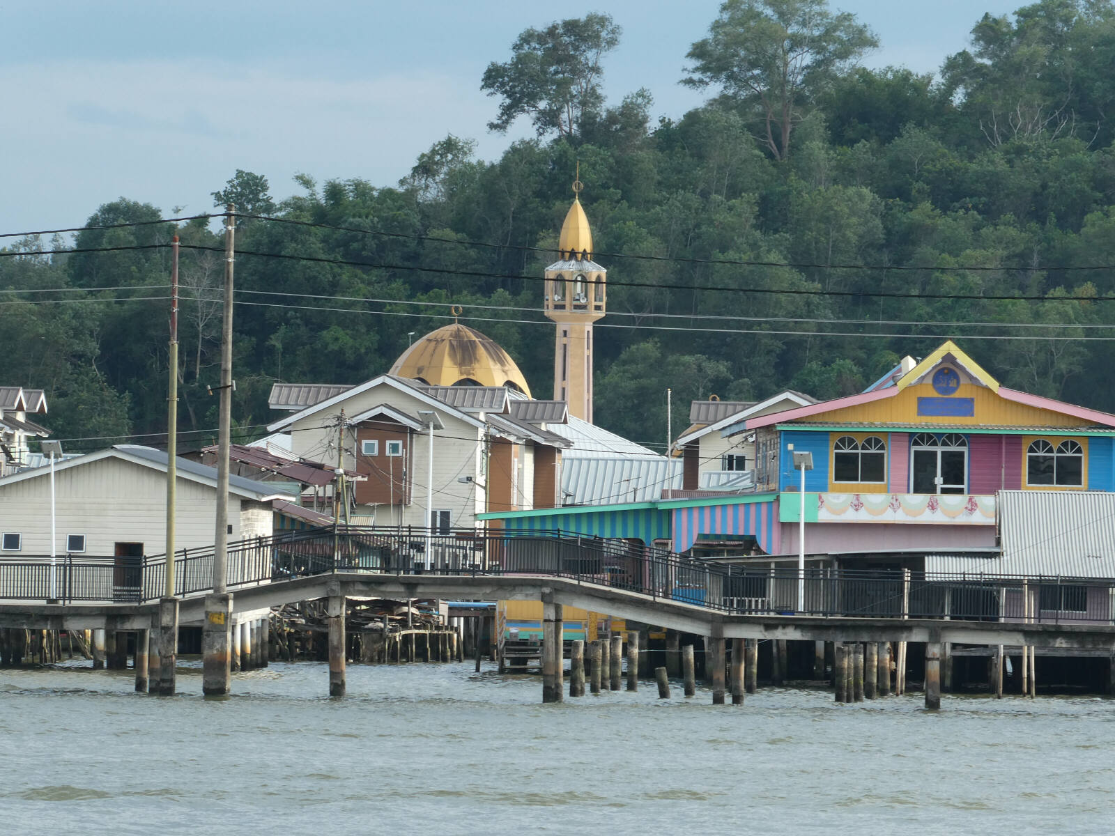 Kampong Ayer stilt village in Bandar Seri Bagawan, Brunei