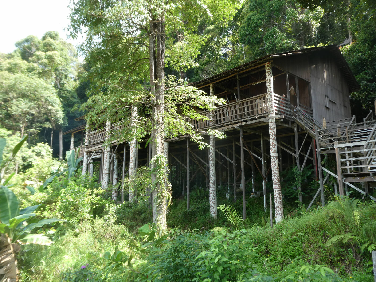 A house in the Sarawak Cultural Village near Kuching