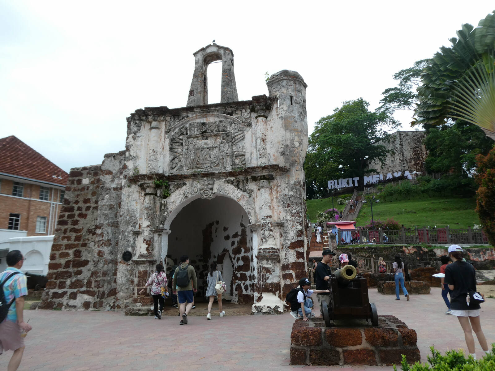 The gateway called 'A Formosa', remains of the Portuguese fort in Malacca