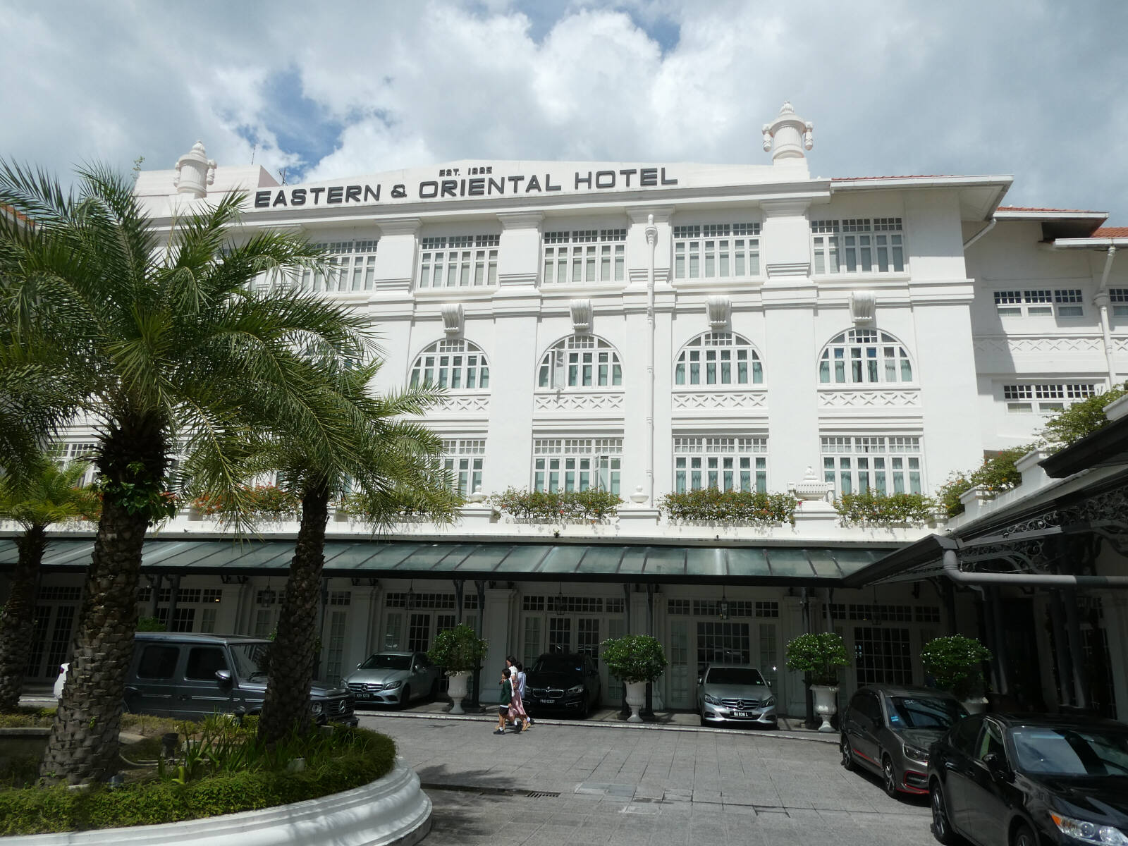 The historic Eastern and Oriental hotel in Penang, Malaysia