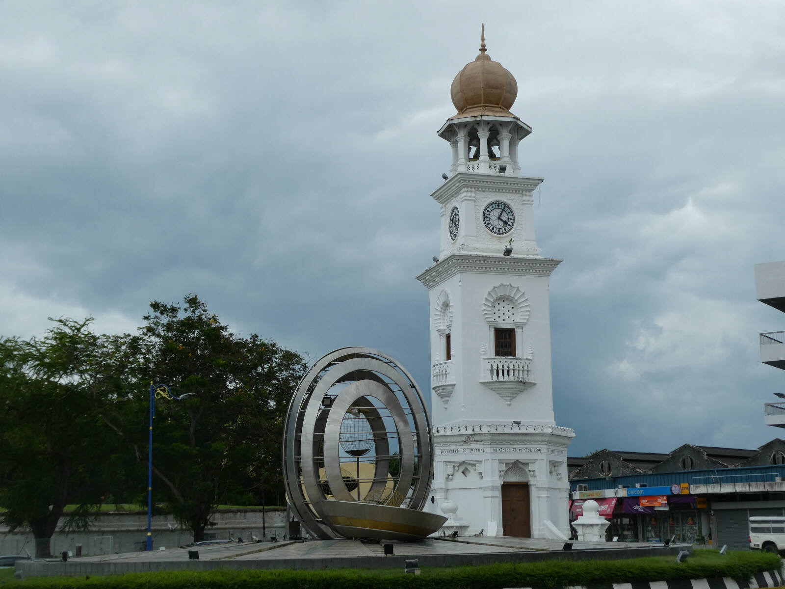 Victorian clock tower in Georgetown, Penang, Malaysia