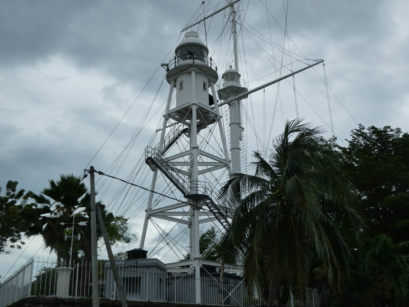 The lighthouse in Fort Cornwallis in Georgetown, Penang