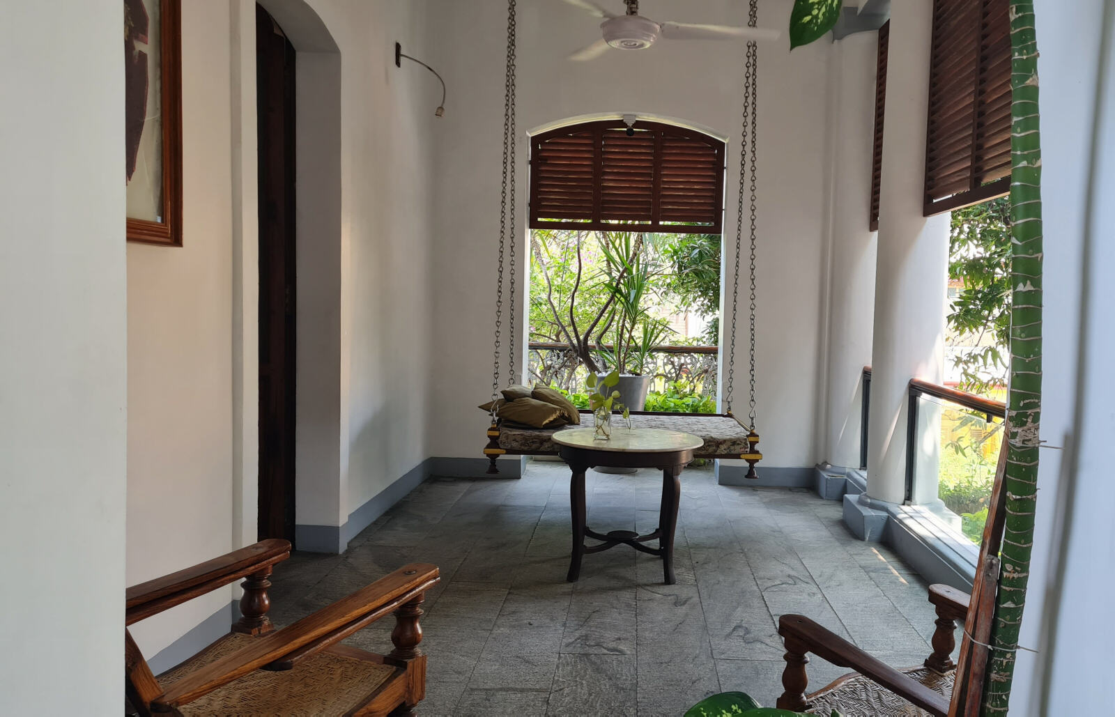 In Le Dupleix hotel in Pondicherry, India In Le Dupleix hotel in Pondicherry, India