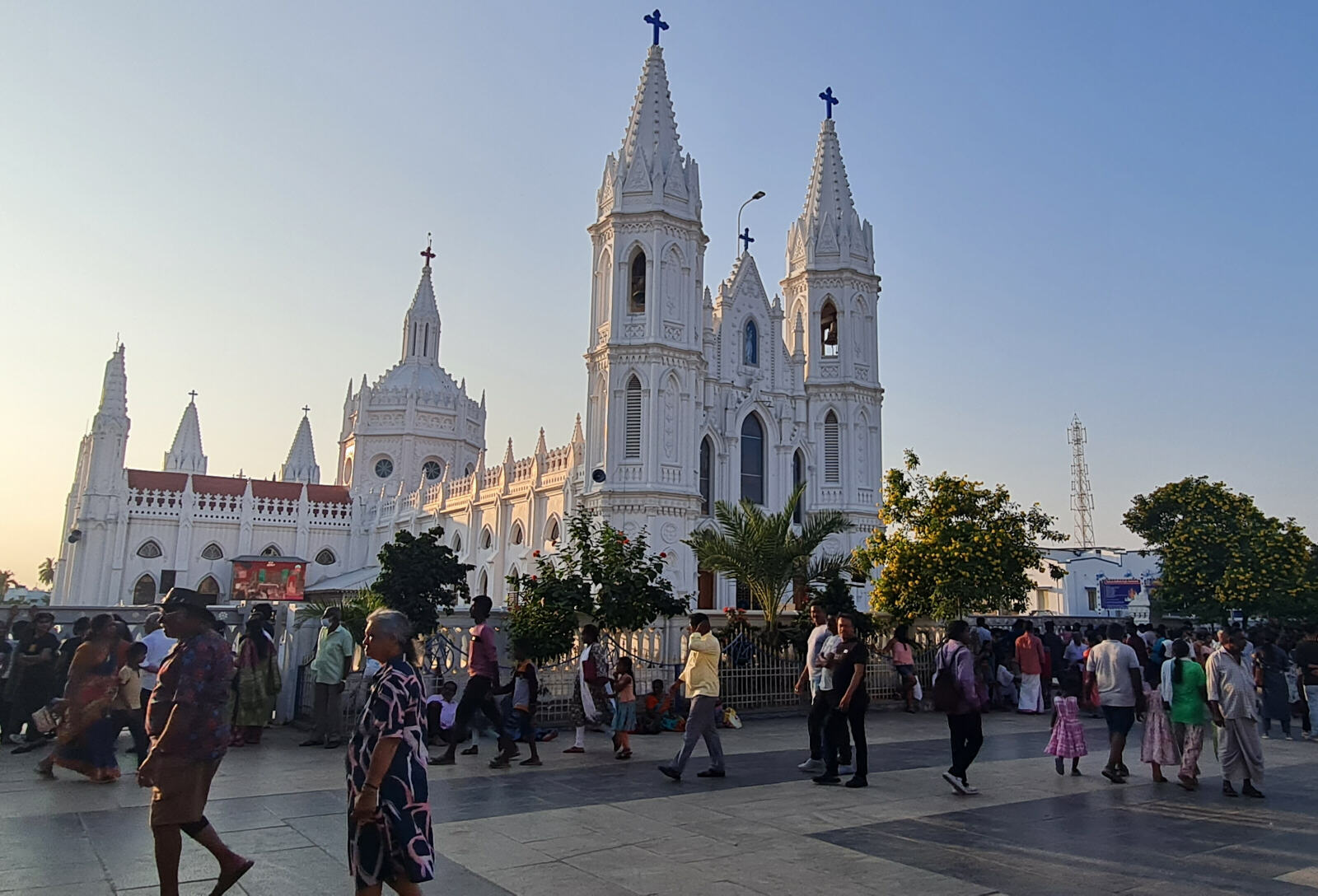 The Basilica of Our Lady of Good Health in Vailankanni, Tamil Nadu, India The Basilica of Our Lady of Good Health in Vailankanni, Tamil Nadu, India