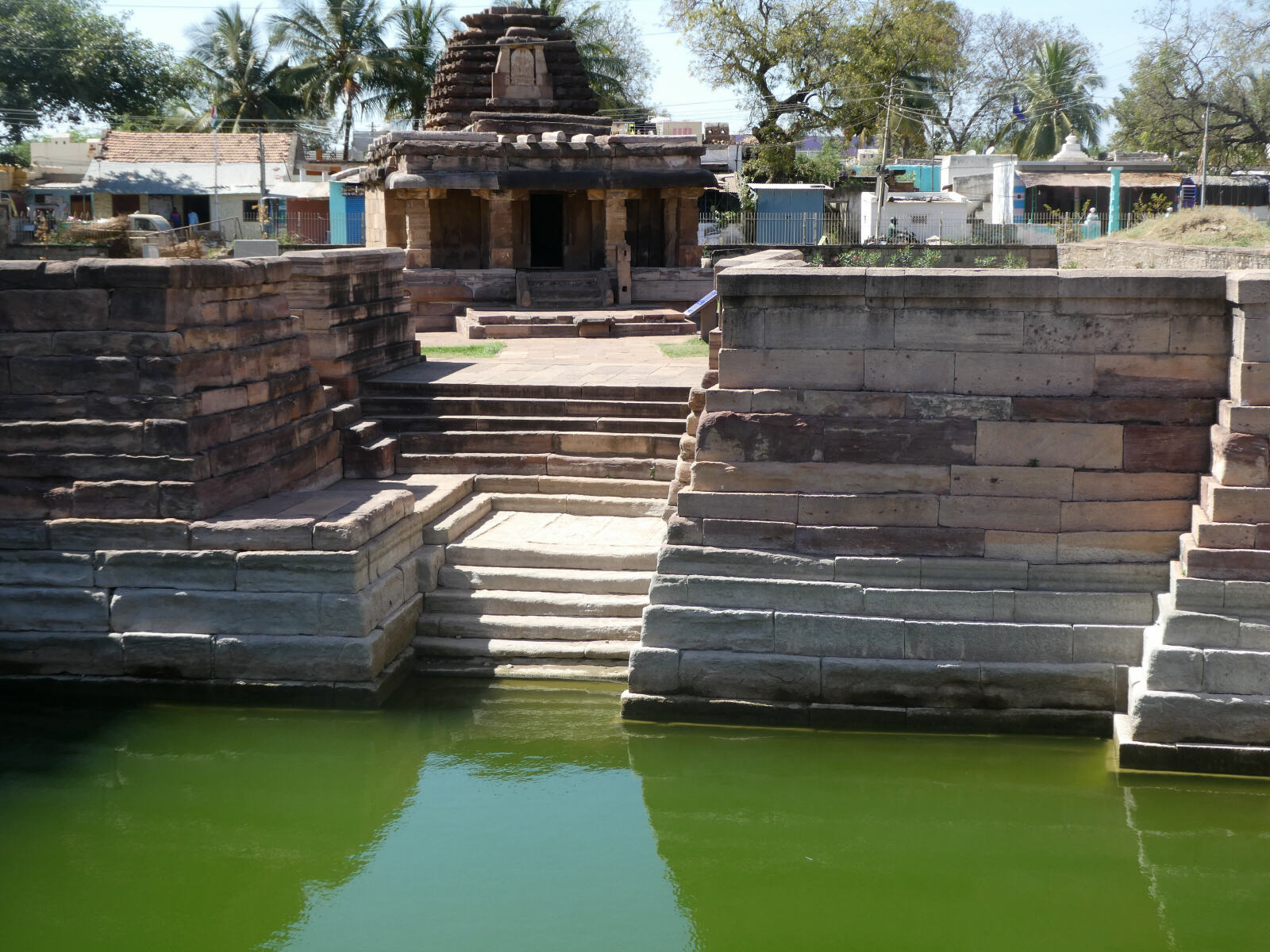 A large step-well at Aihole, India A large step-well at Aihole, India